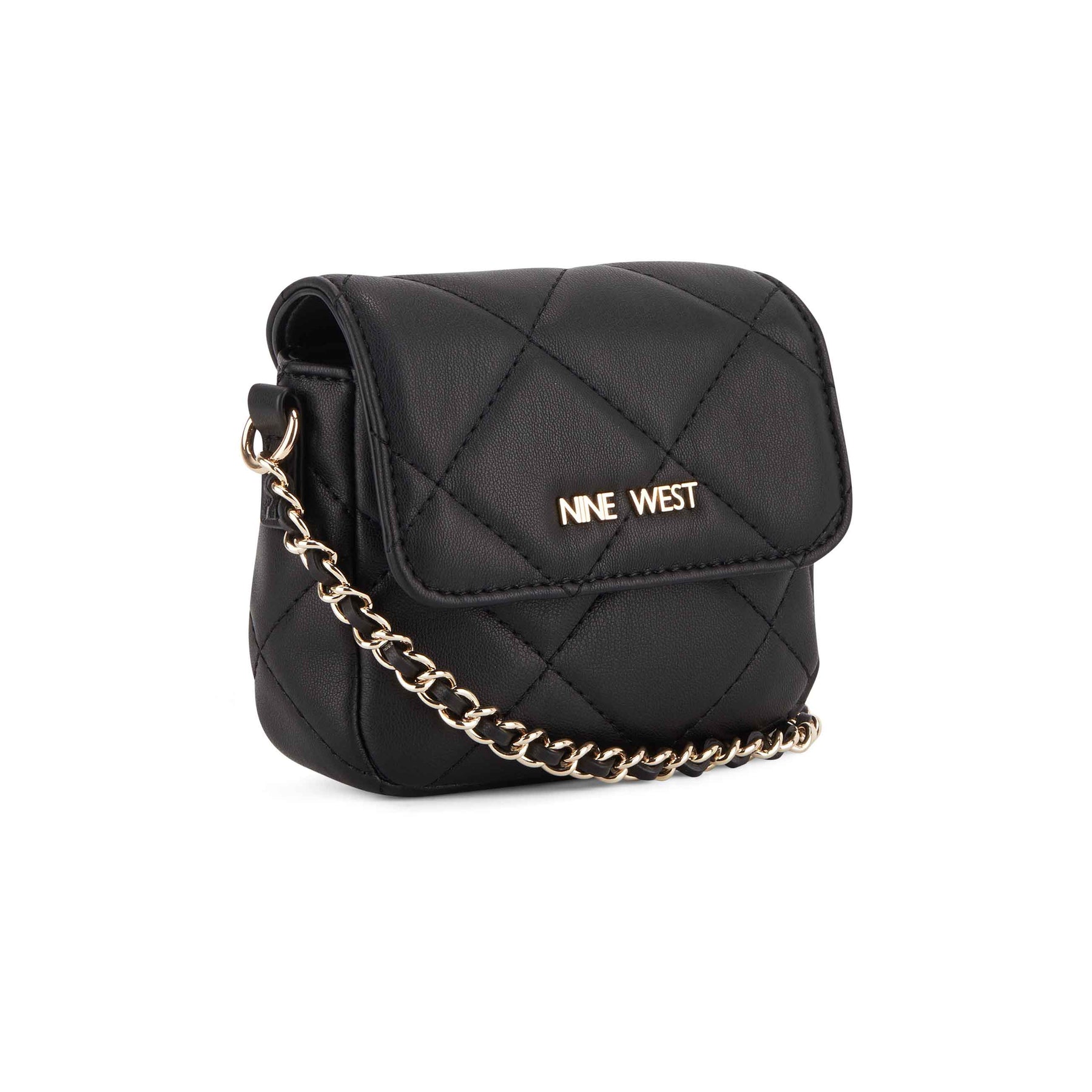 Crescent mini crossbody flap
