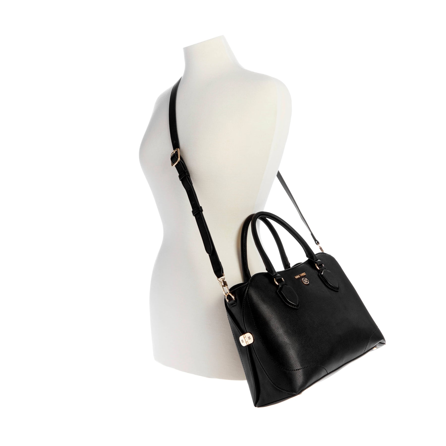 Brecken Satchel Bag Black