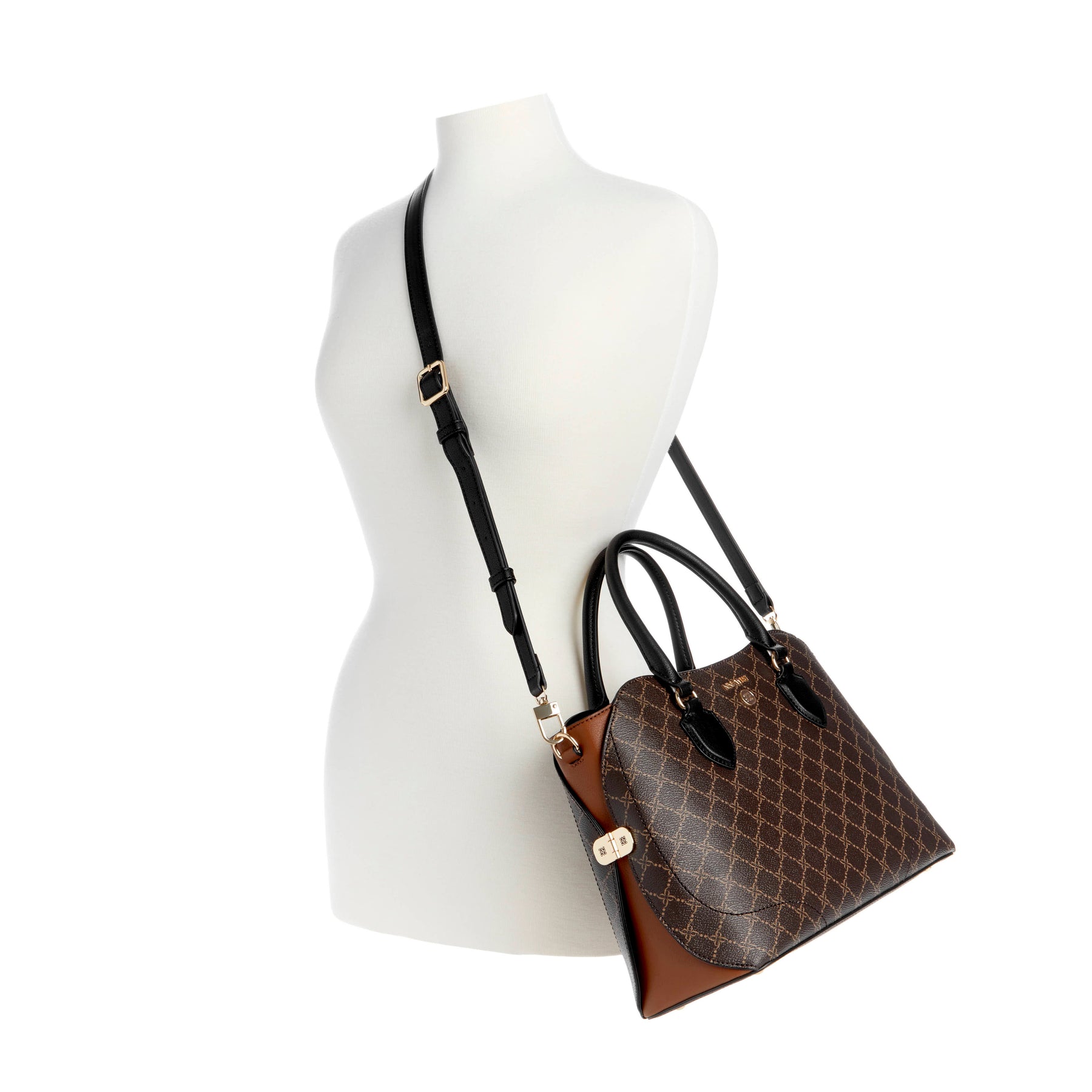 Brecken Satchel Bag Brown