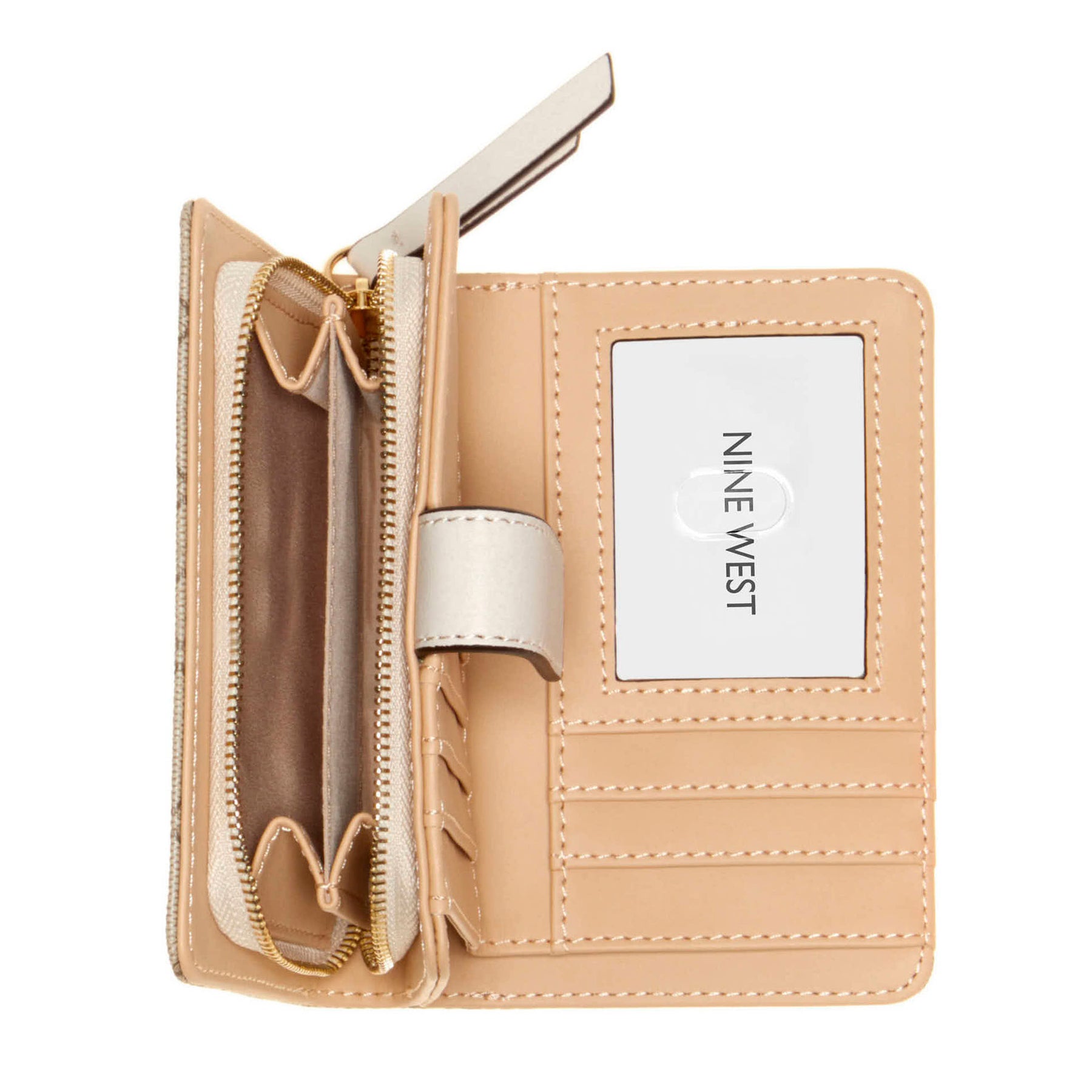 Lockup French Wallet L Brown