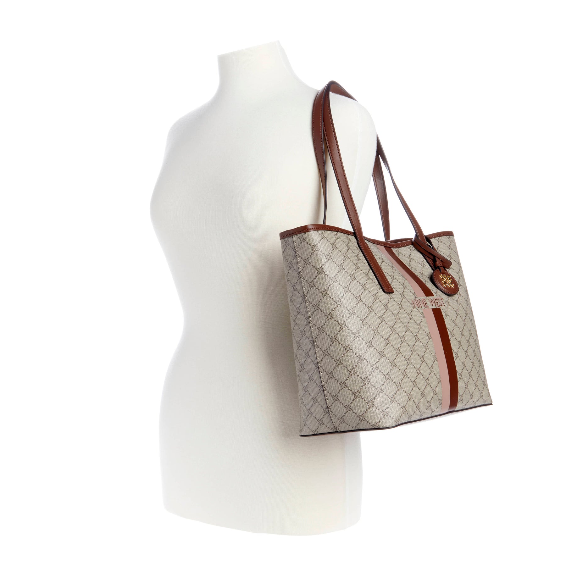 Delaine 2 In 1 Tote Bag L Brown