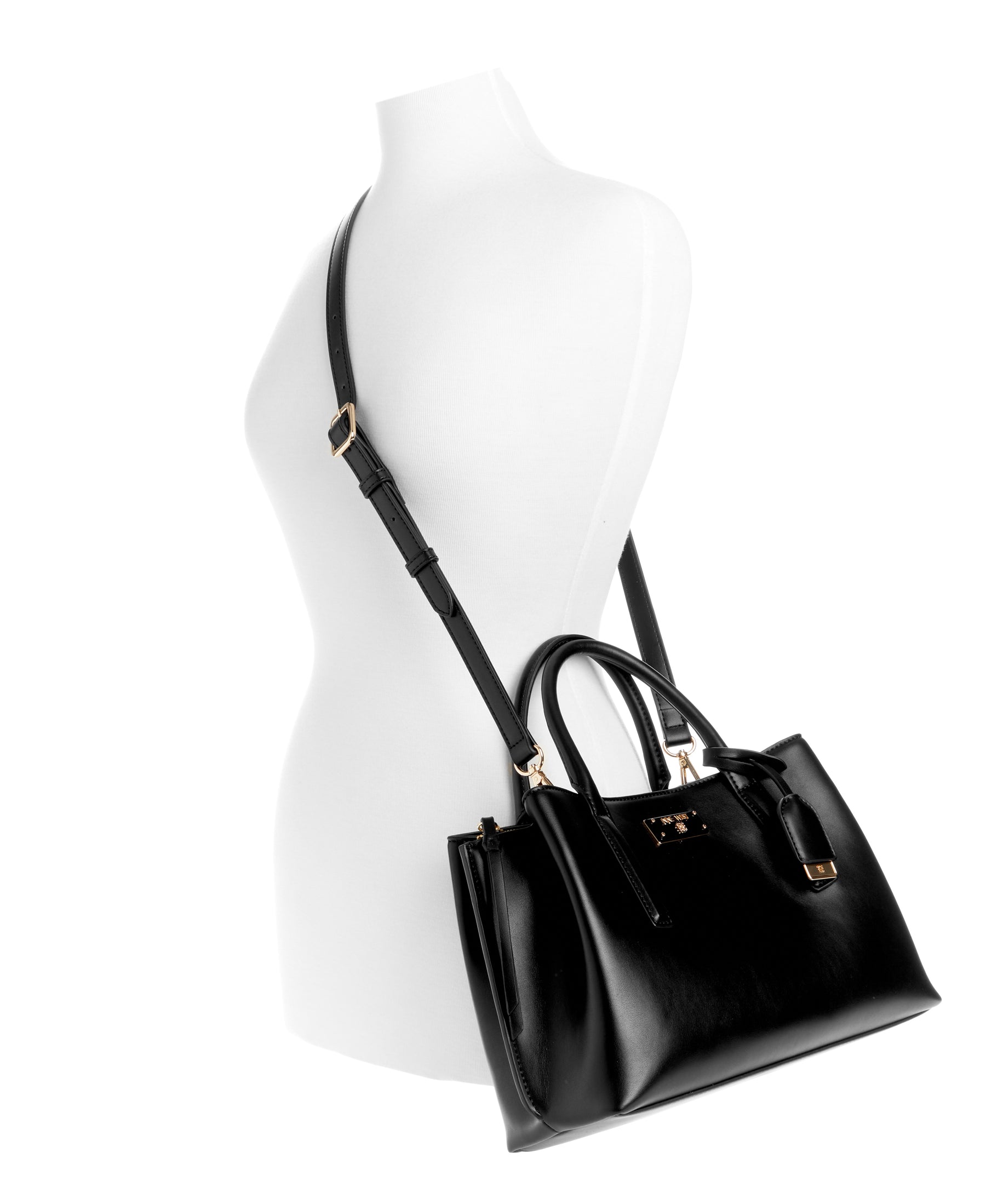 Leonel Satchel Bag Black
