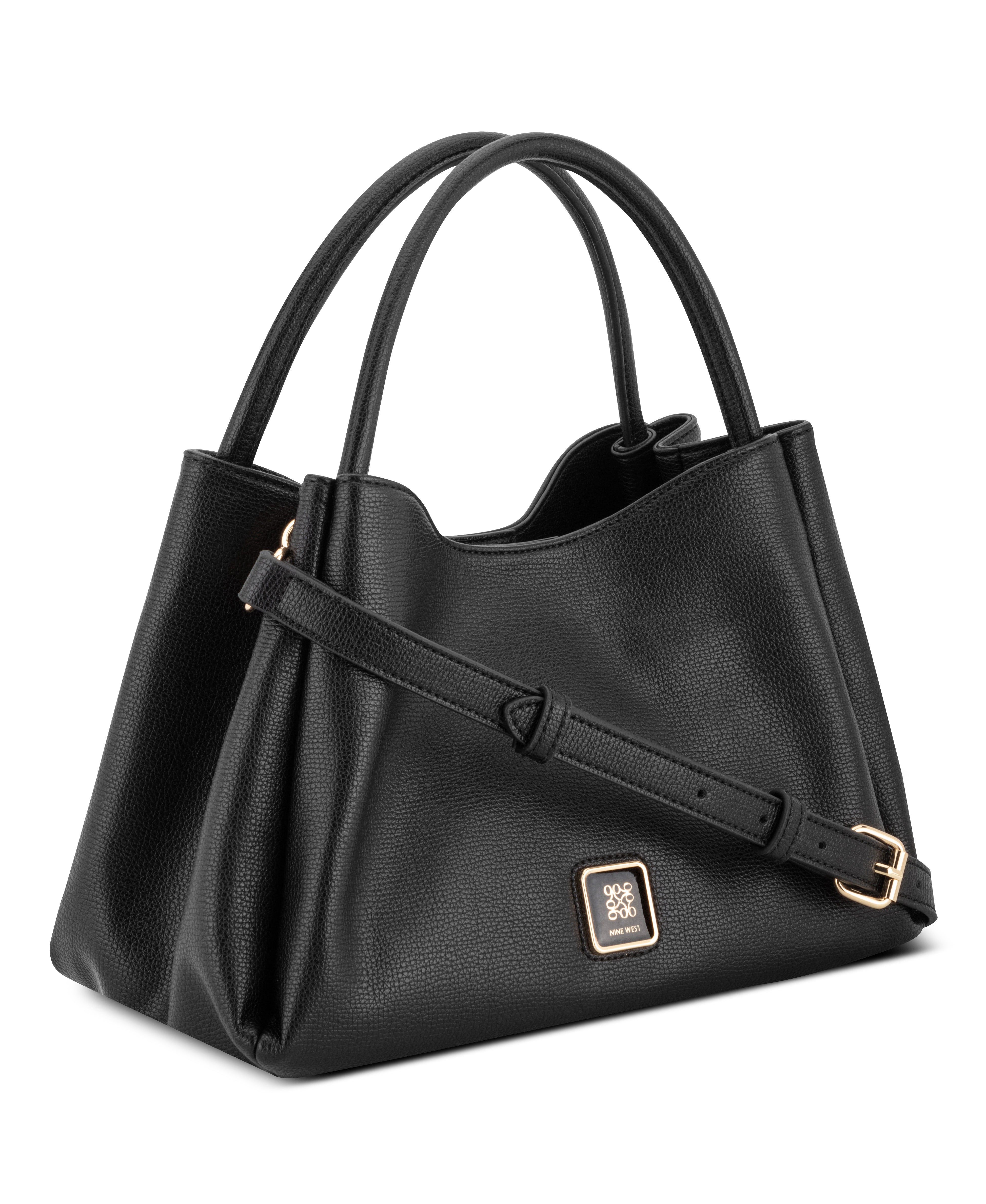 Dorsey Black Satchel Bag