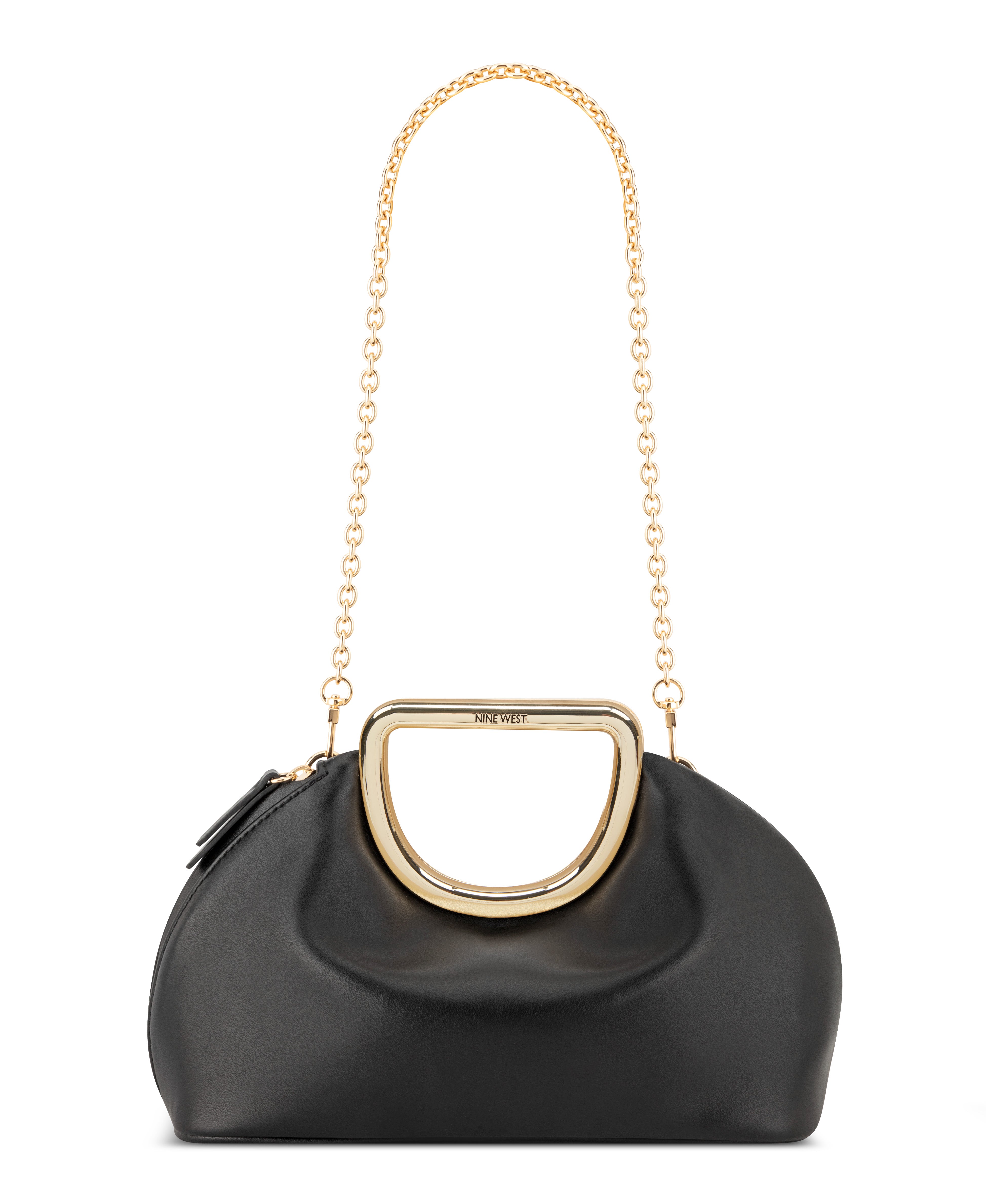 Palmin Black Clutch Bag