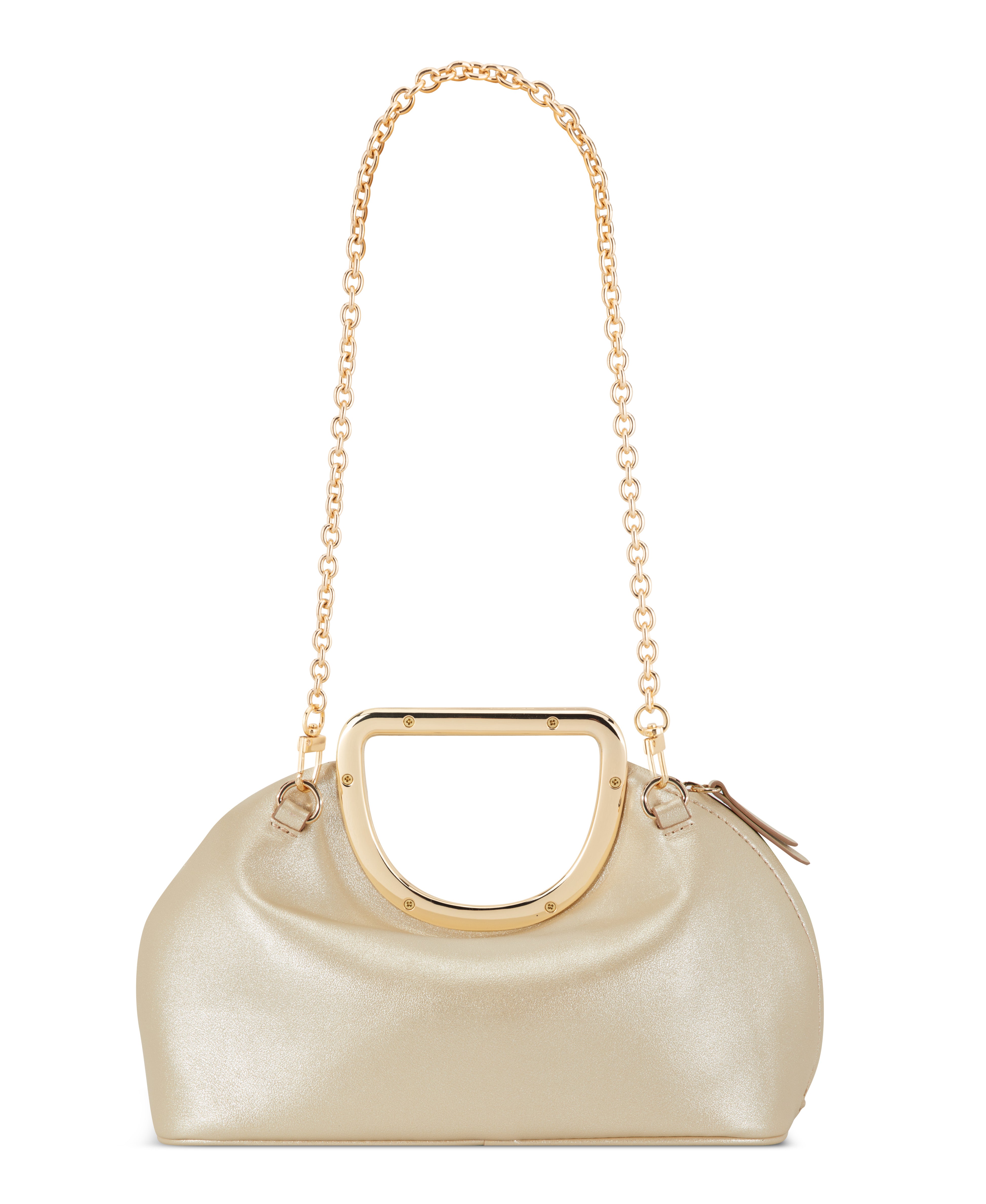 Palmin Golden Clutch Bag