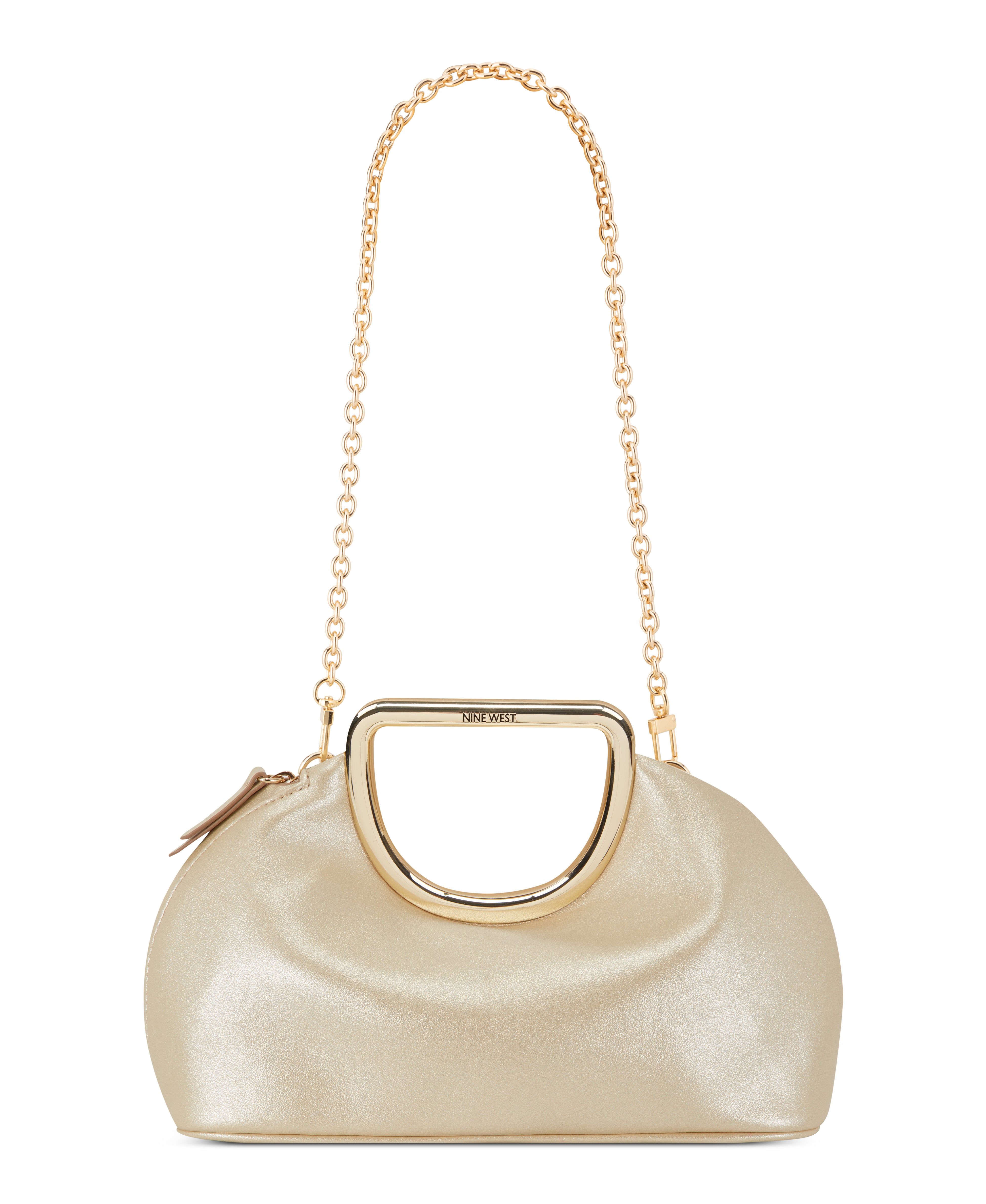 Palmin Golden Clutch Bag
