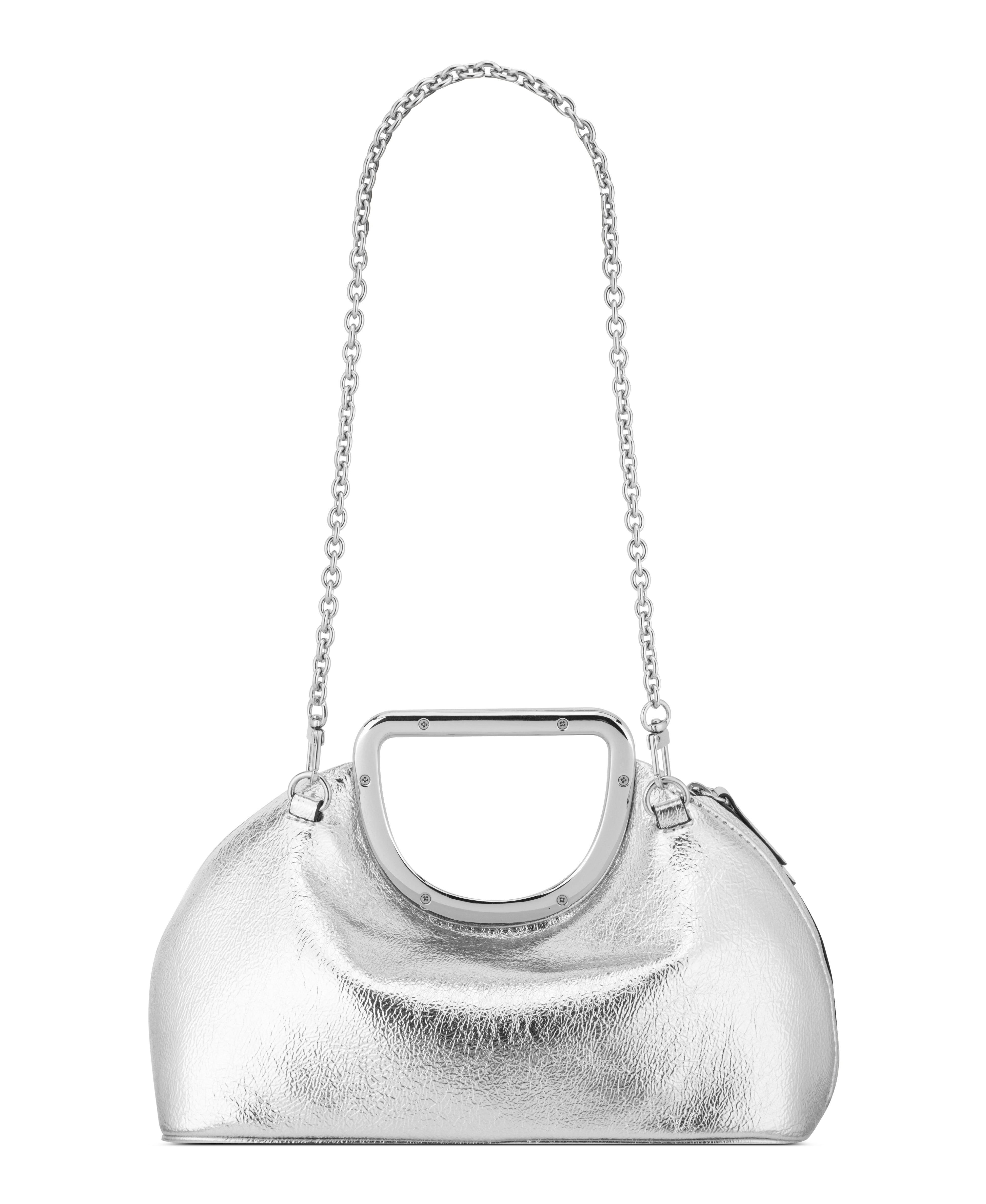 Palmin Silver Clutch Bag