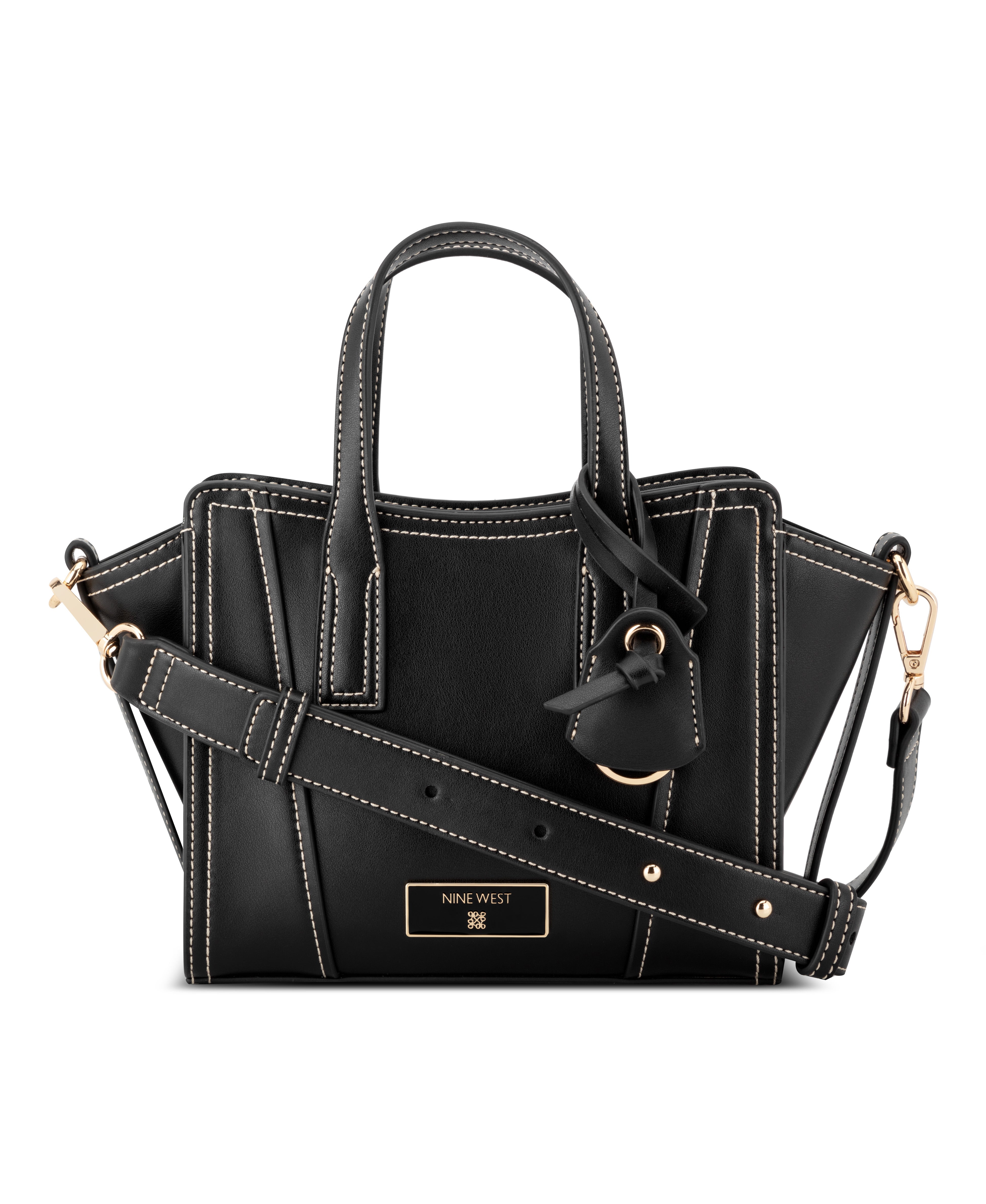 Fleura Black Mini Satchel Bag