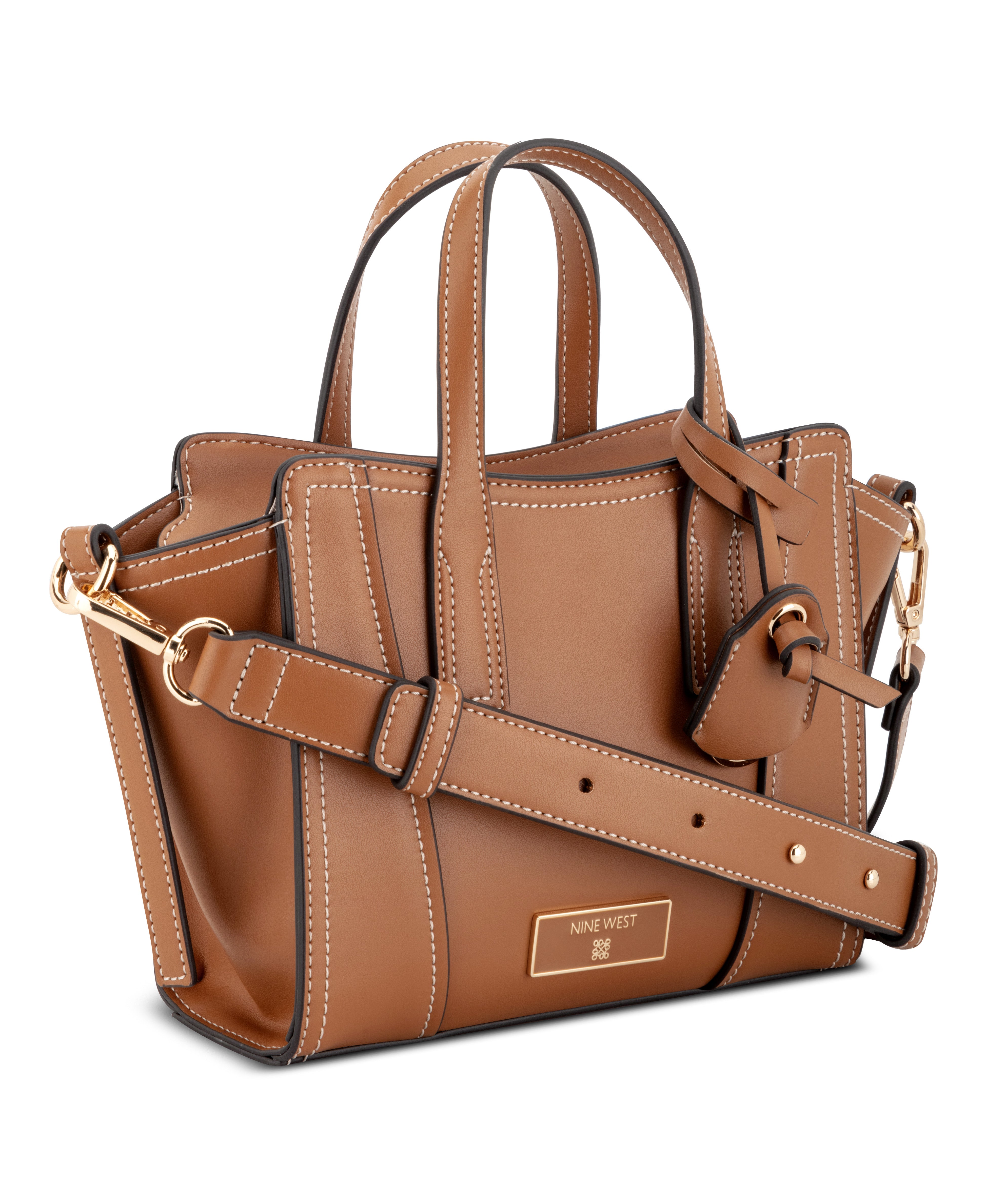 Fleura Light Brown Mini Satchel Bag