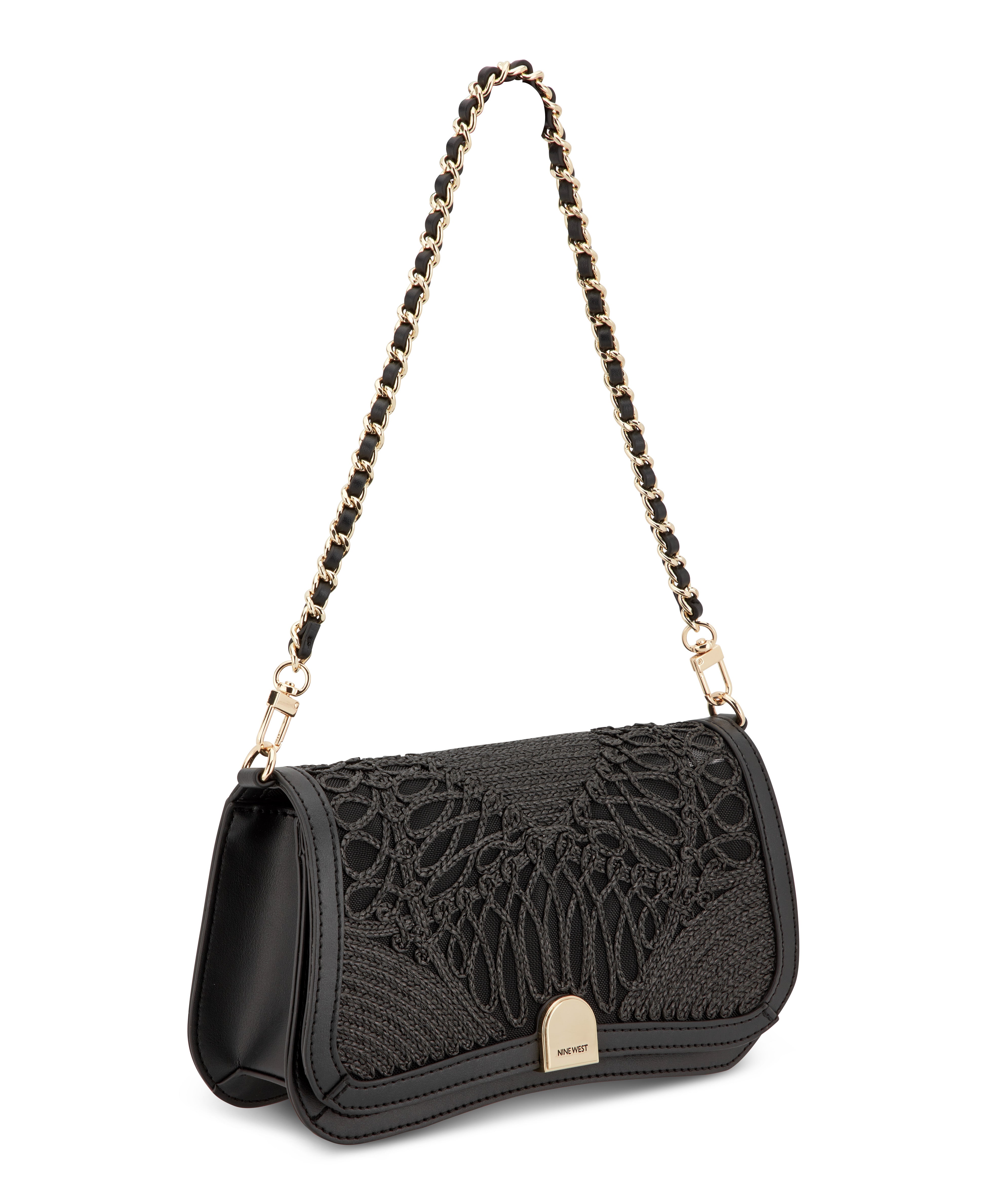 Somi Black Clutch Bag
