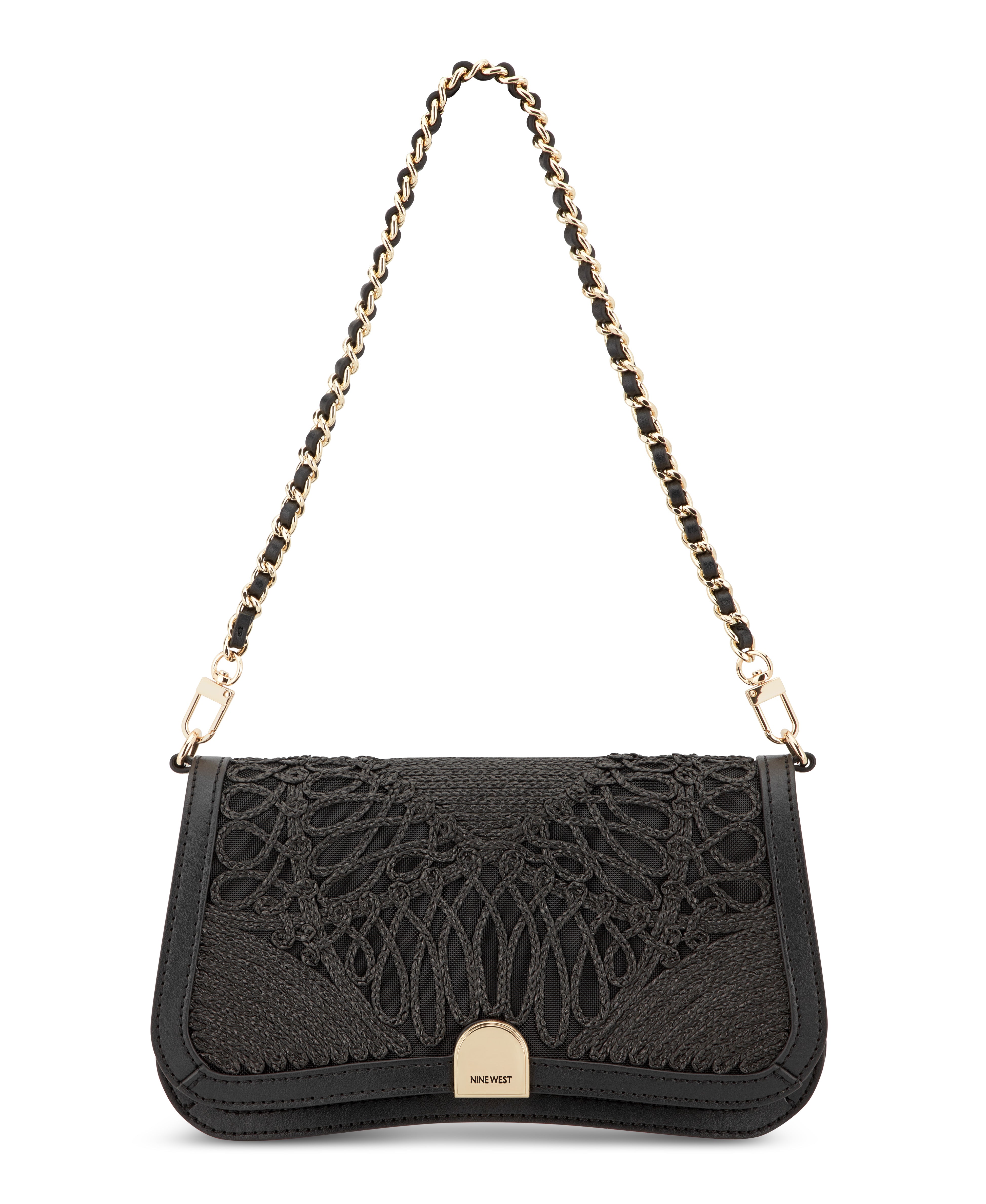 Somi Black Clutch Bag