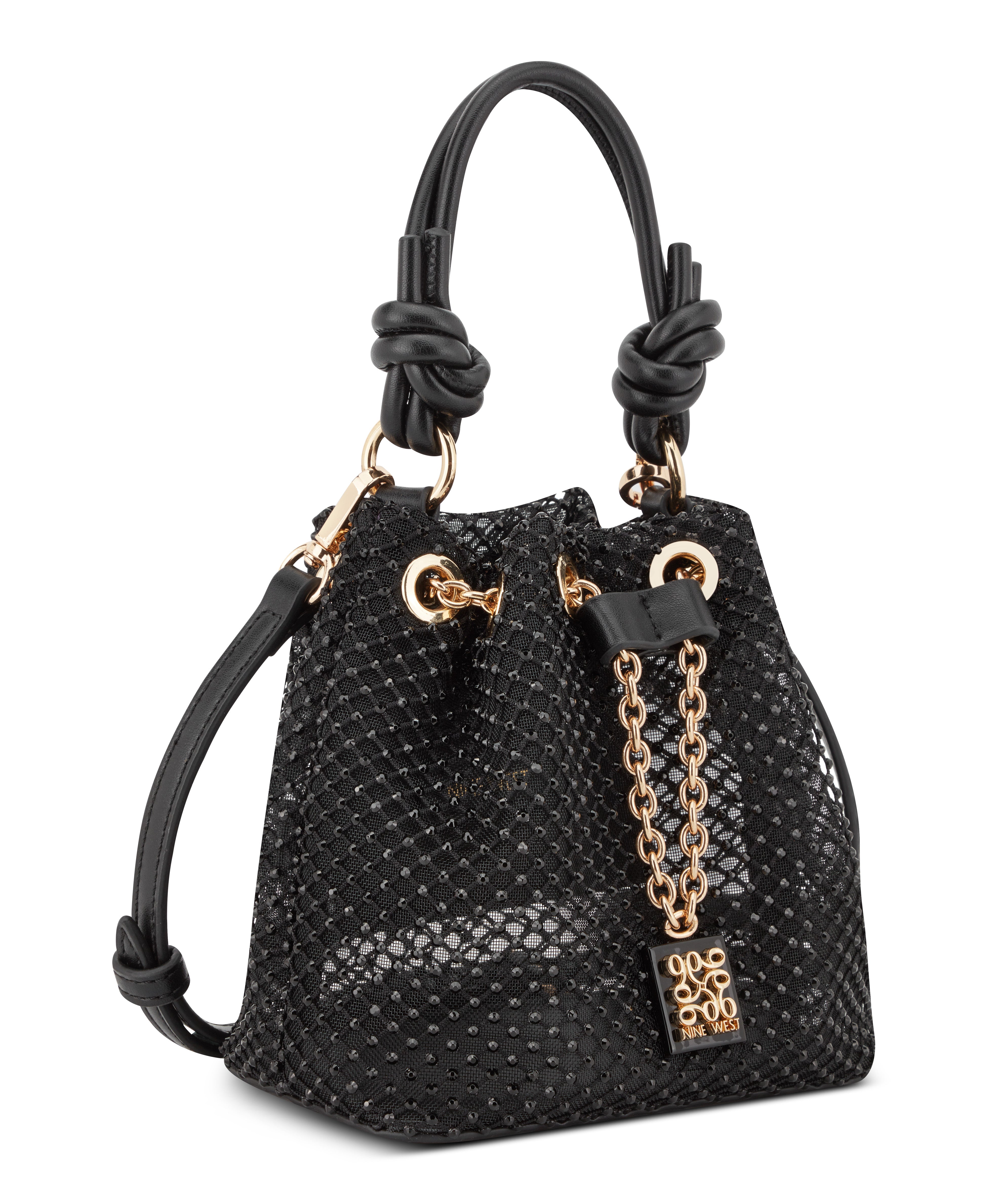 Wrenna Black Clutch Bag