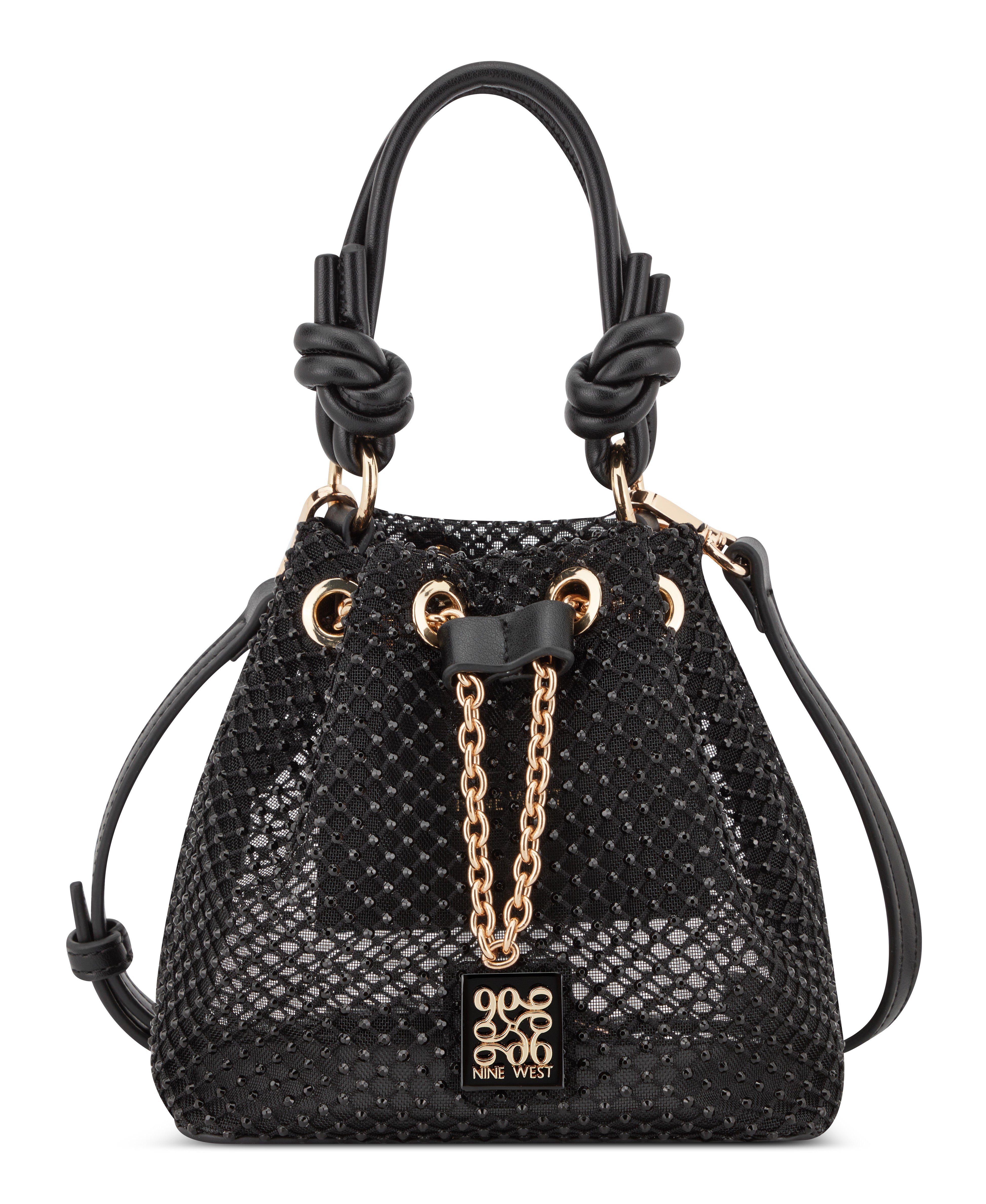 Wrenna Black Clutch Bag