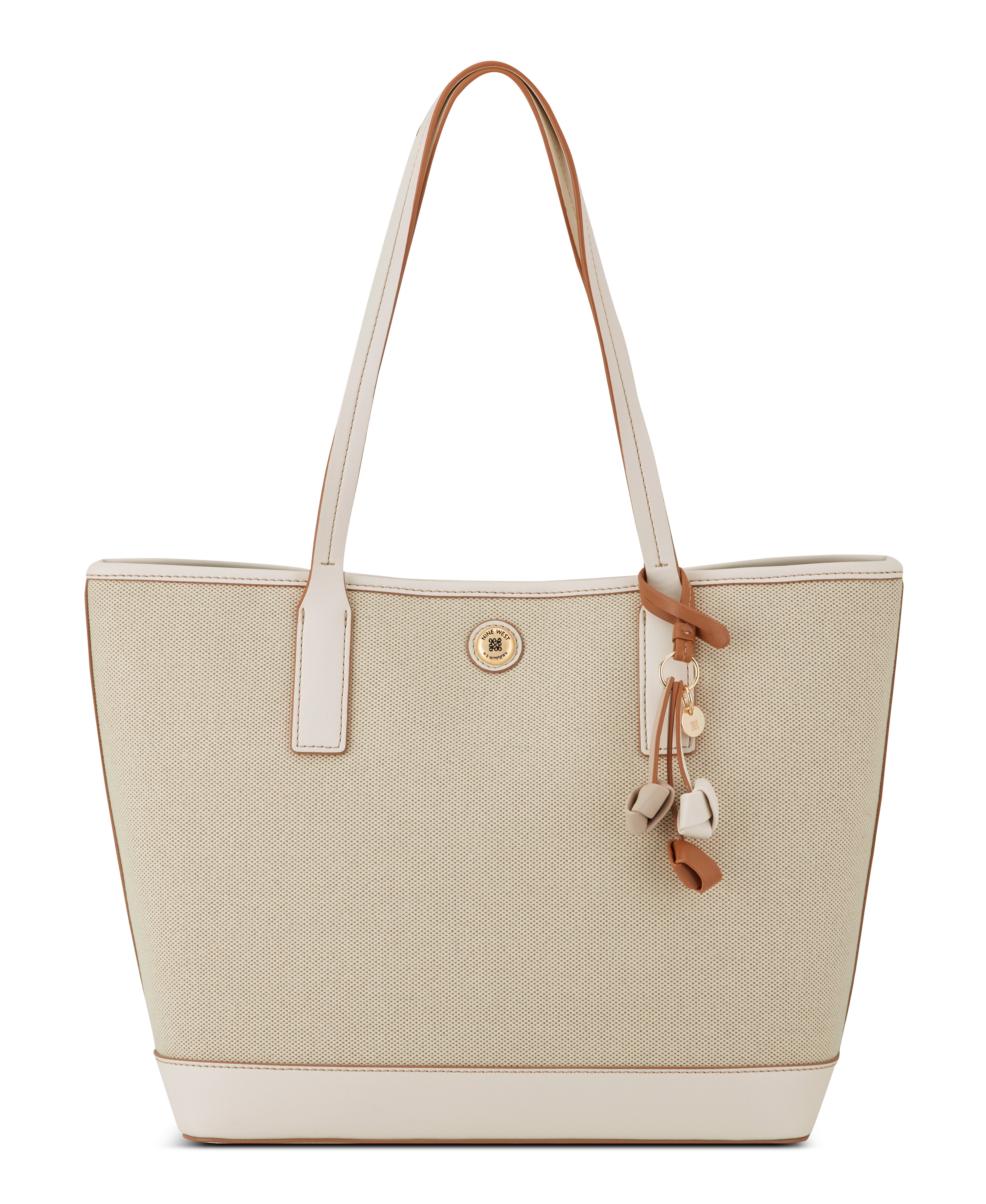 Talley Dark Beige Tote Carry All Bag