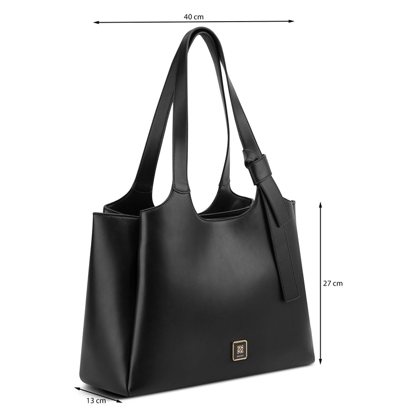 Lyra Tote Carry All Bag Black
