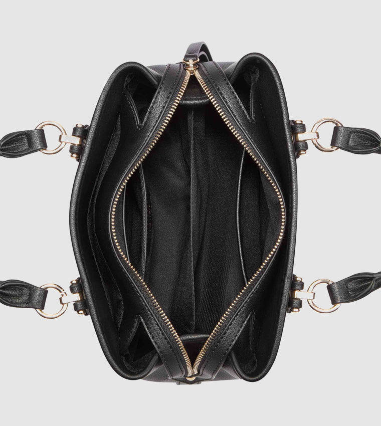 SAOIRSE SMALL SATCHEL BAG BLACK