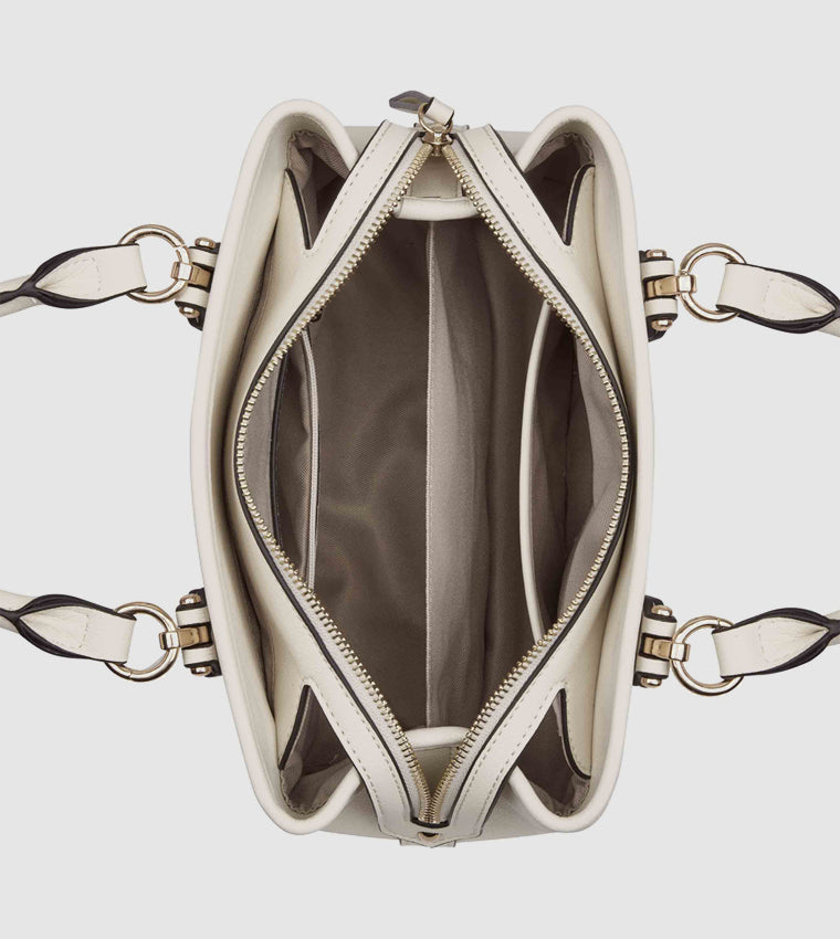 SAOIRSE SMALL SATCHEL BAG OFF WHITE