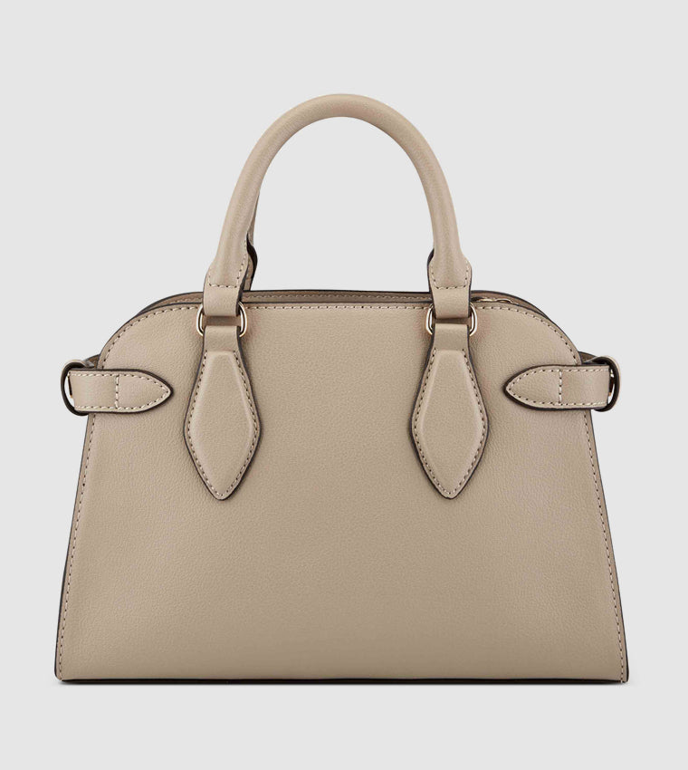 GRAHAM SMALL JET SET SATCHEL BAG GREY