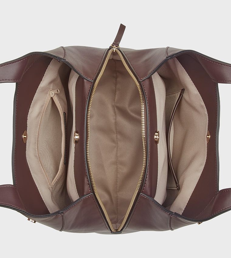 Eamon Hobo Bag Brown