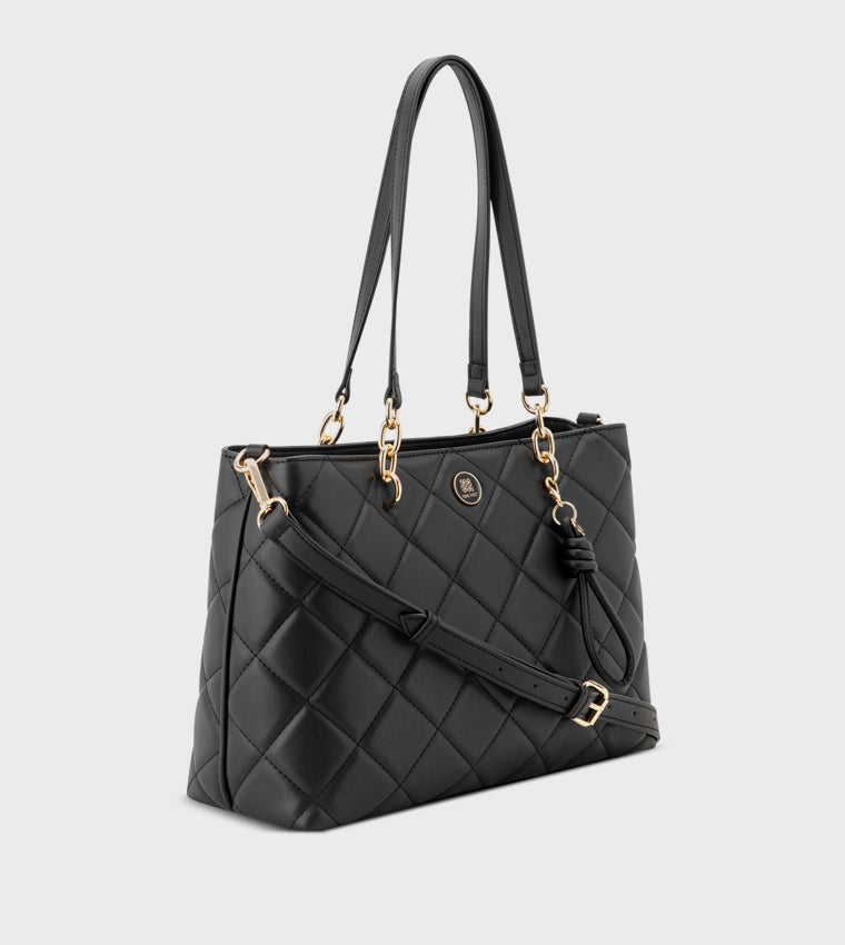 Haleema Tote Carry All Bag Black