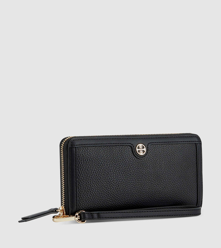 KYELLE ZIPPER WRIST WALLET BLACK