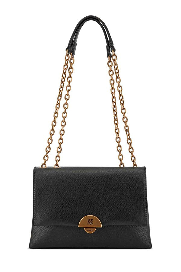 KEYSE MINI CONVERTABLE XBODY FLAP BAG BLACK