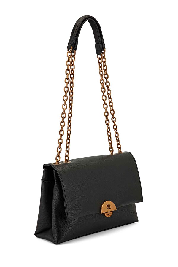 KEYSE MINI CONVERTABLE XBODY FLAP BAG BLACK