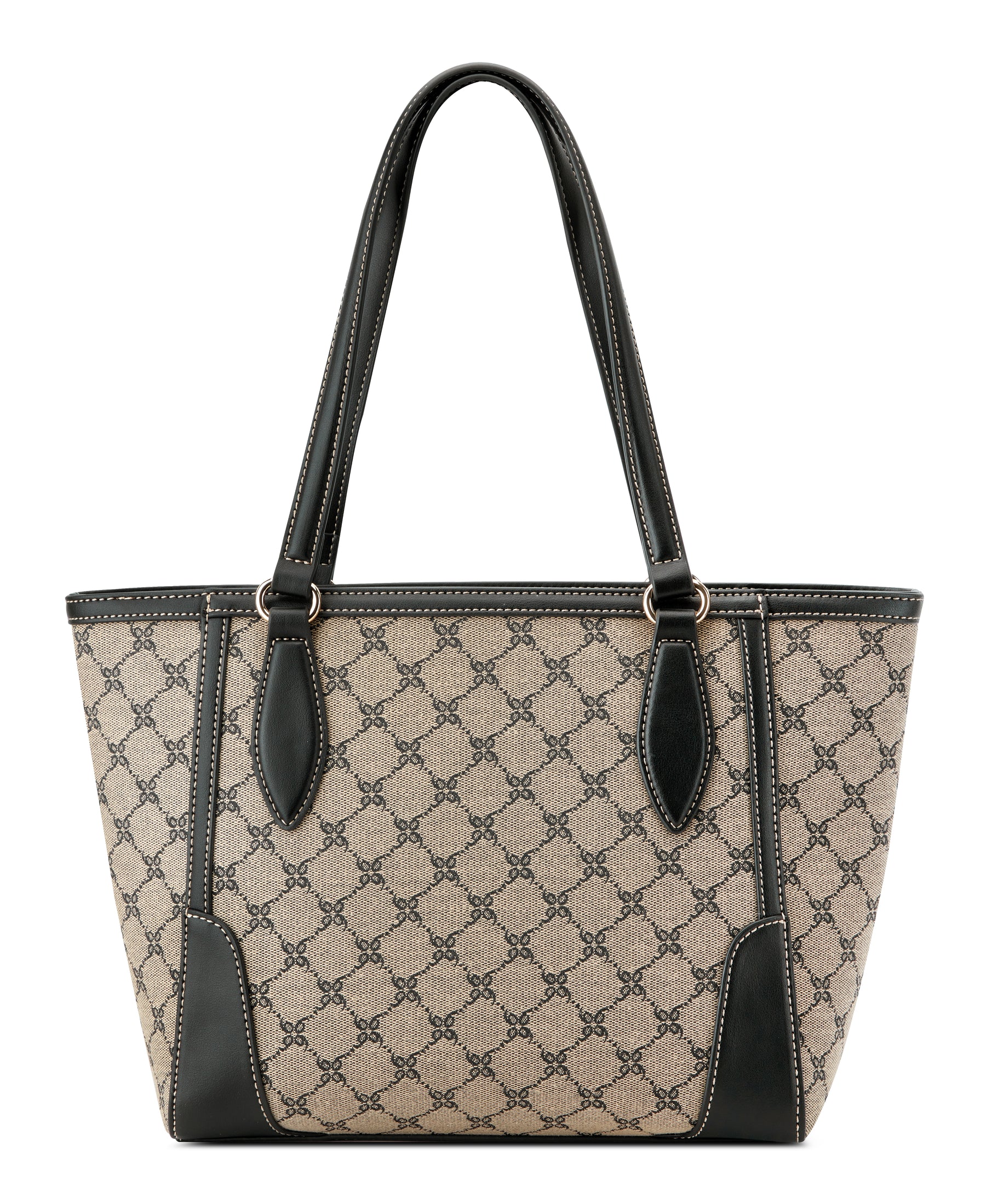 Innes Midi Tote Bag Logo Print Black