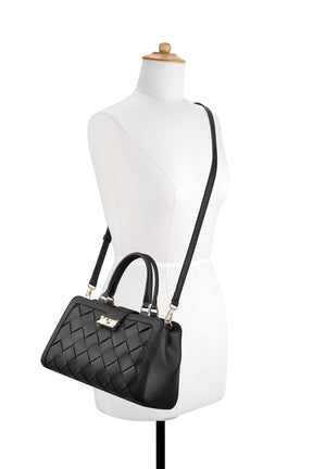 Mylah Satchel Bag Black