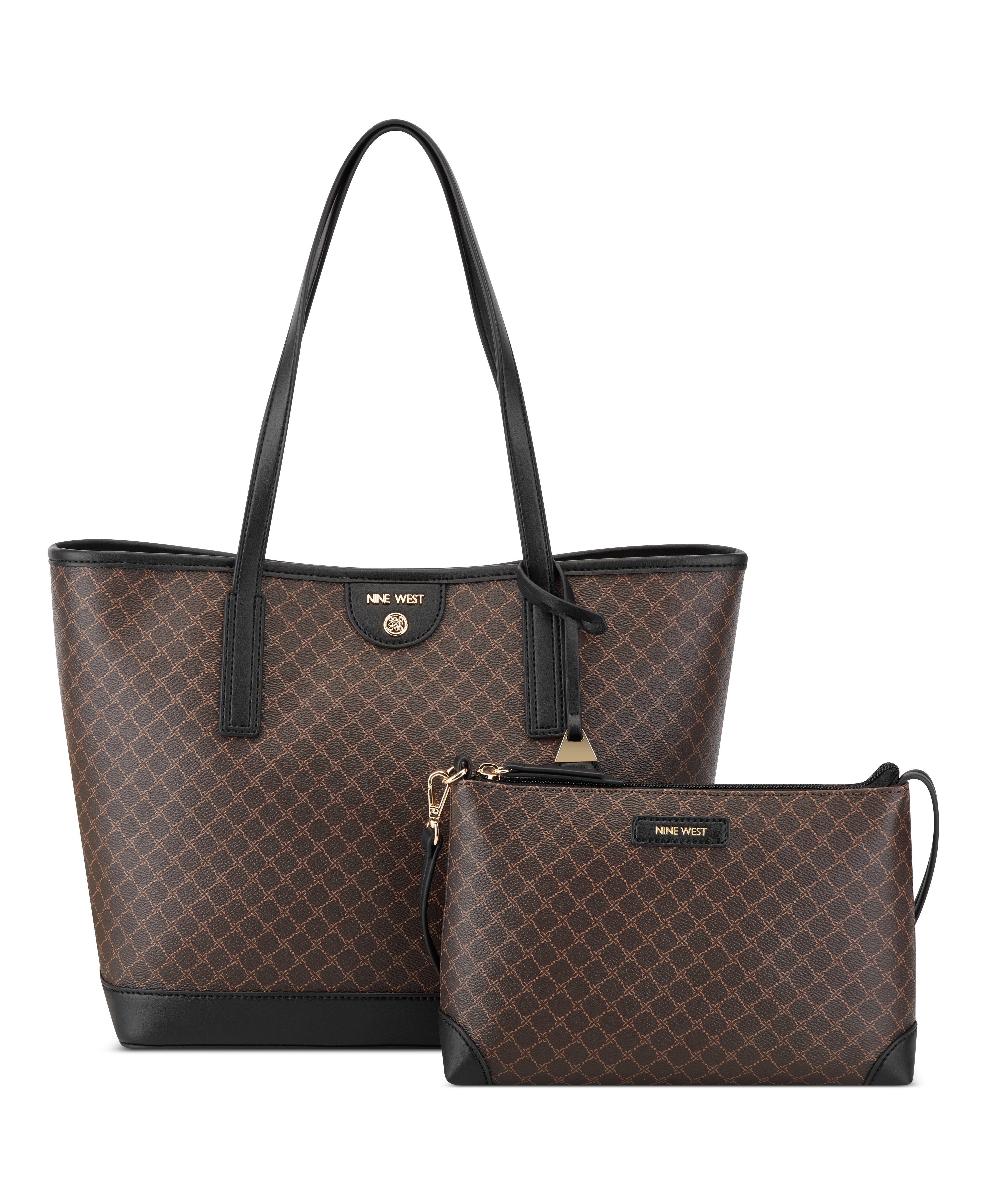 Teagan 2 In 1 Tote Bag Brown