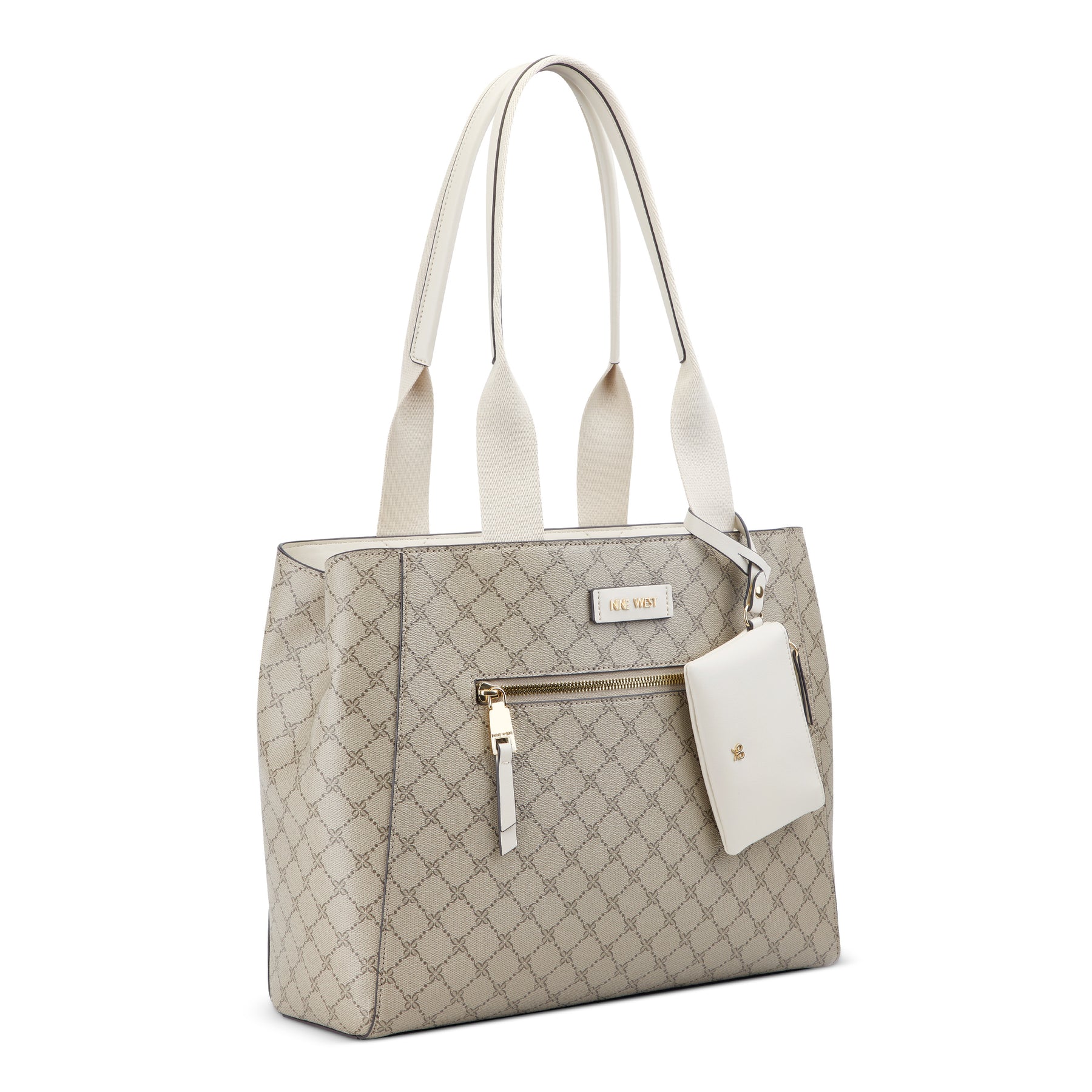 Byron Laptop Tote Bag Beige