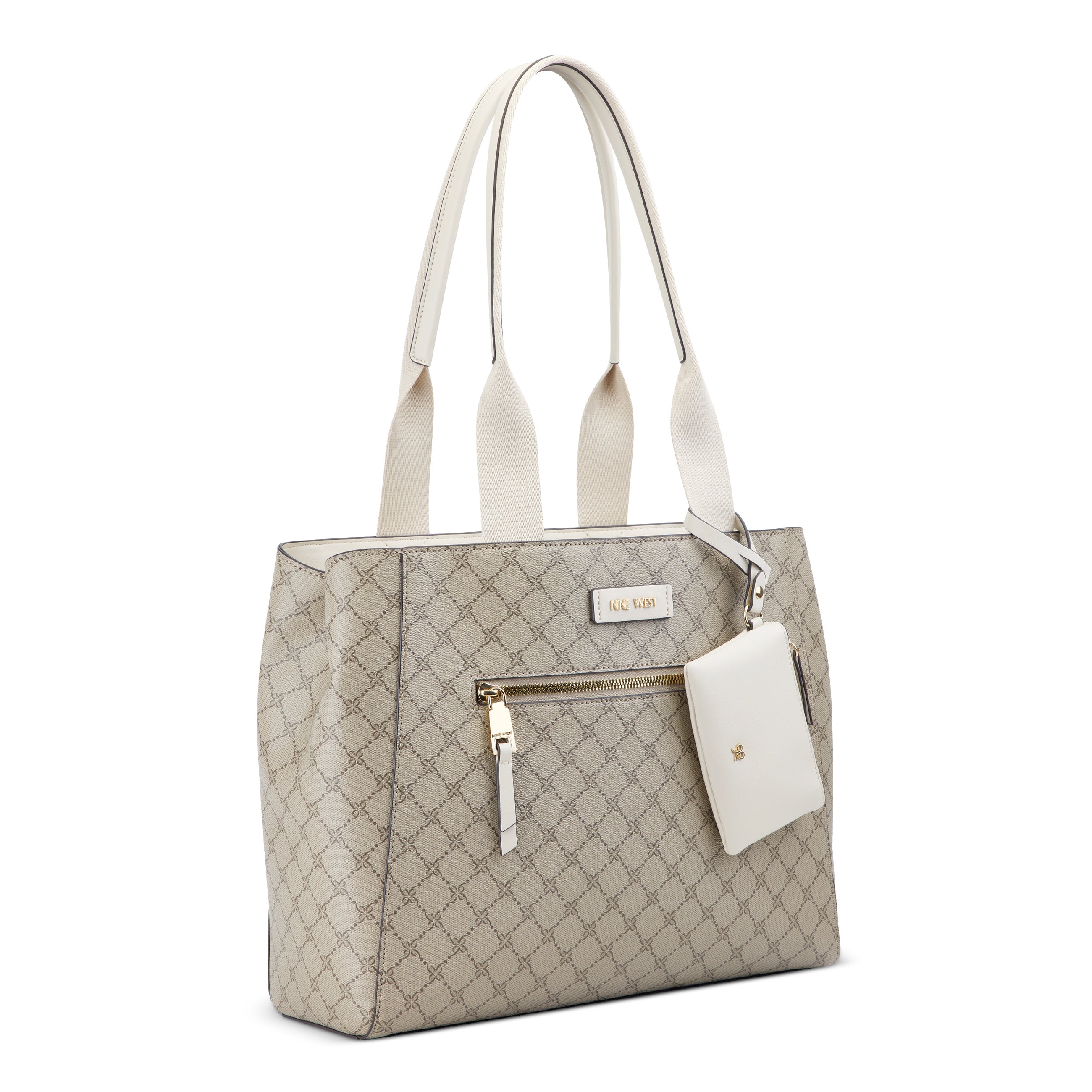 Byron Laptop Tote Bag Beige