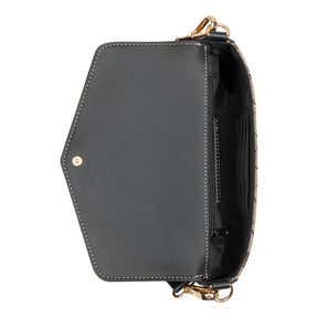 Peaches Crossbody Wallet Black