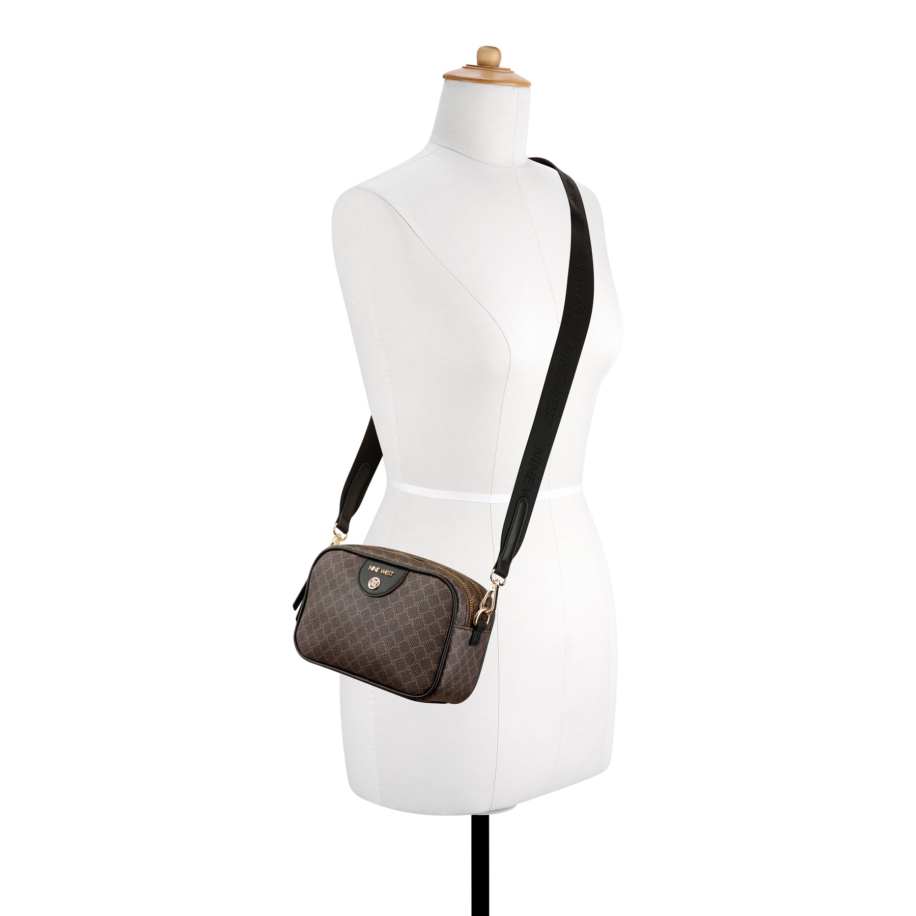 Tadeo Camera Crossbody Bag Brown