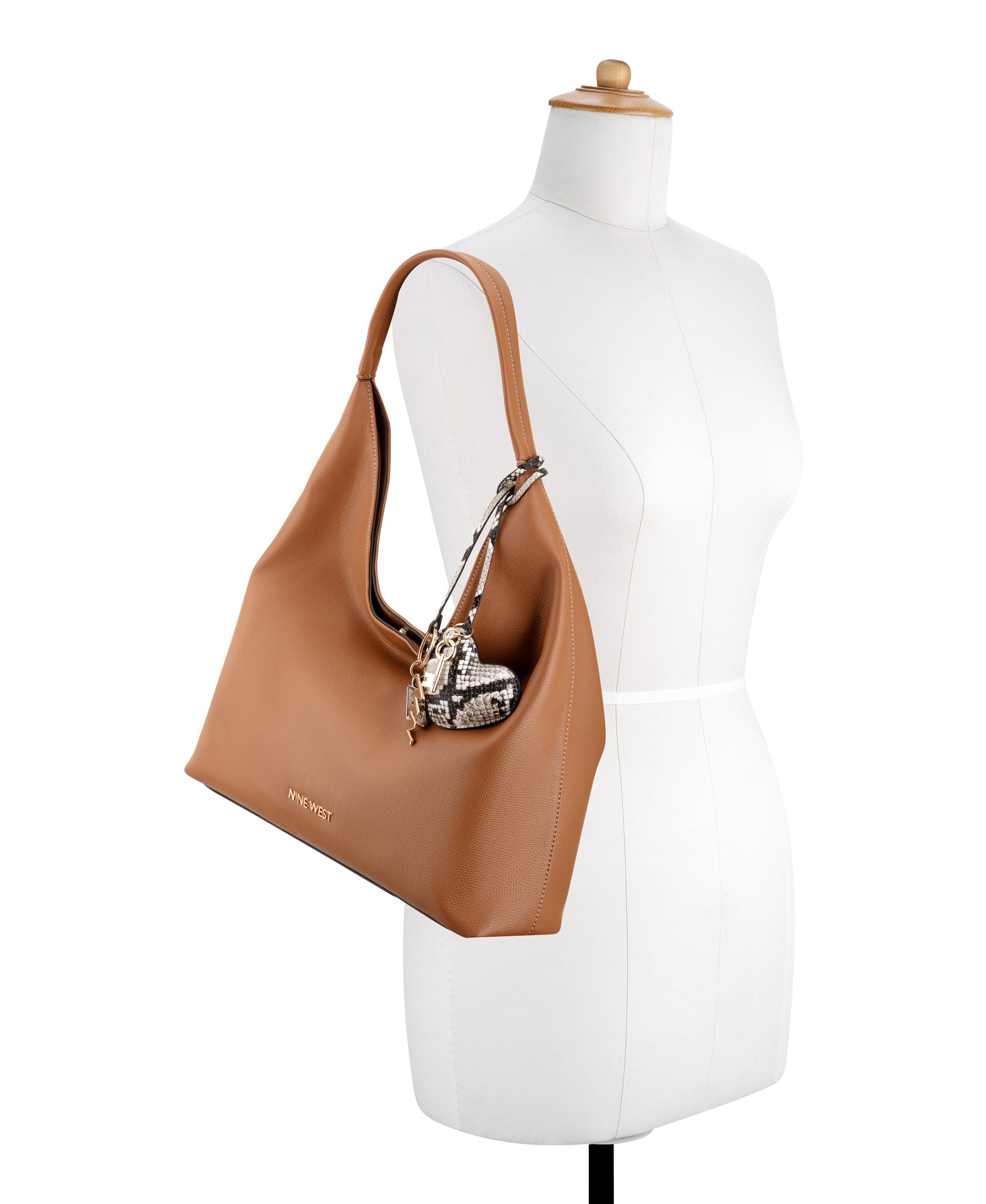 Keylee Light Brown Hobo Bag