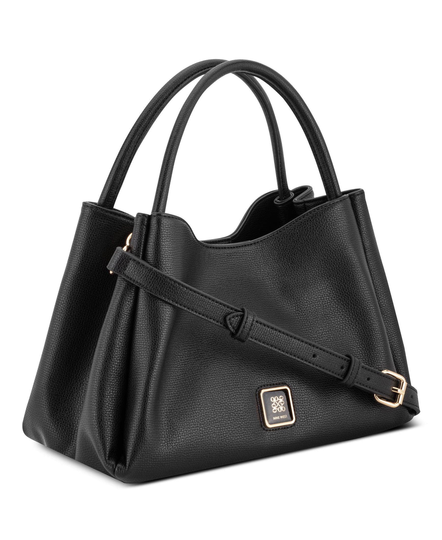Dorsey Black Satchel Bag