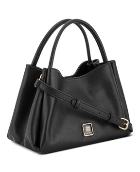 Dorsey Black Satchel Bag