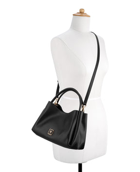 Dorsey Black Satchel Bag