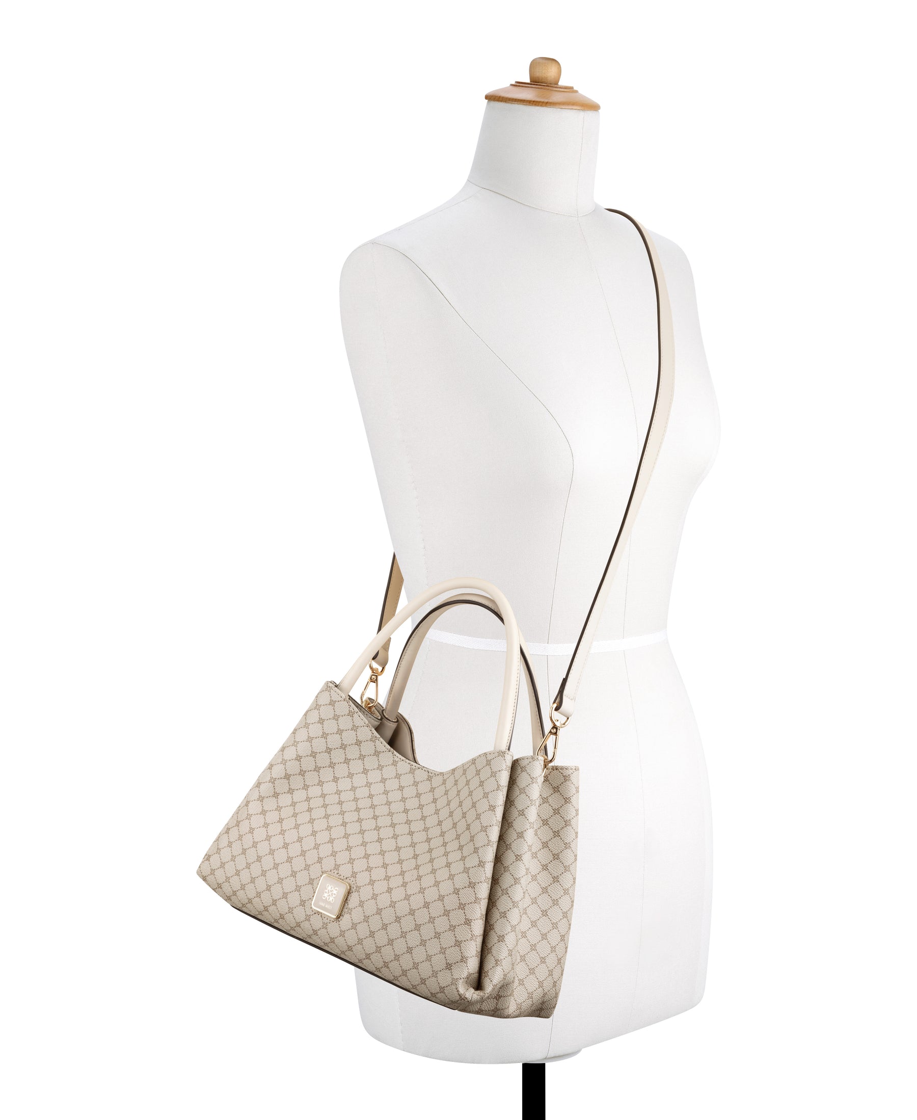 Dorsey Dark Beige Satchel Bag