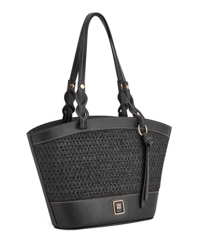 Nefi Black Tote Bag