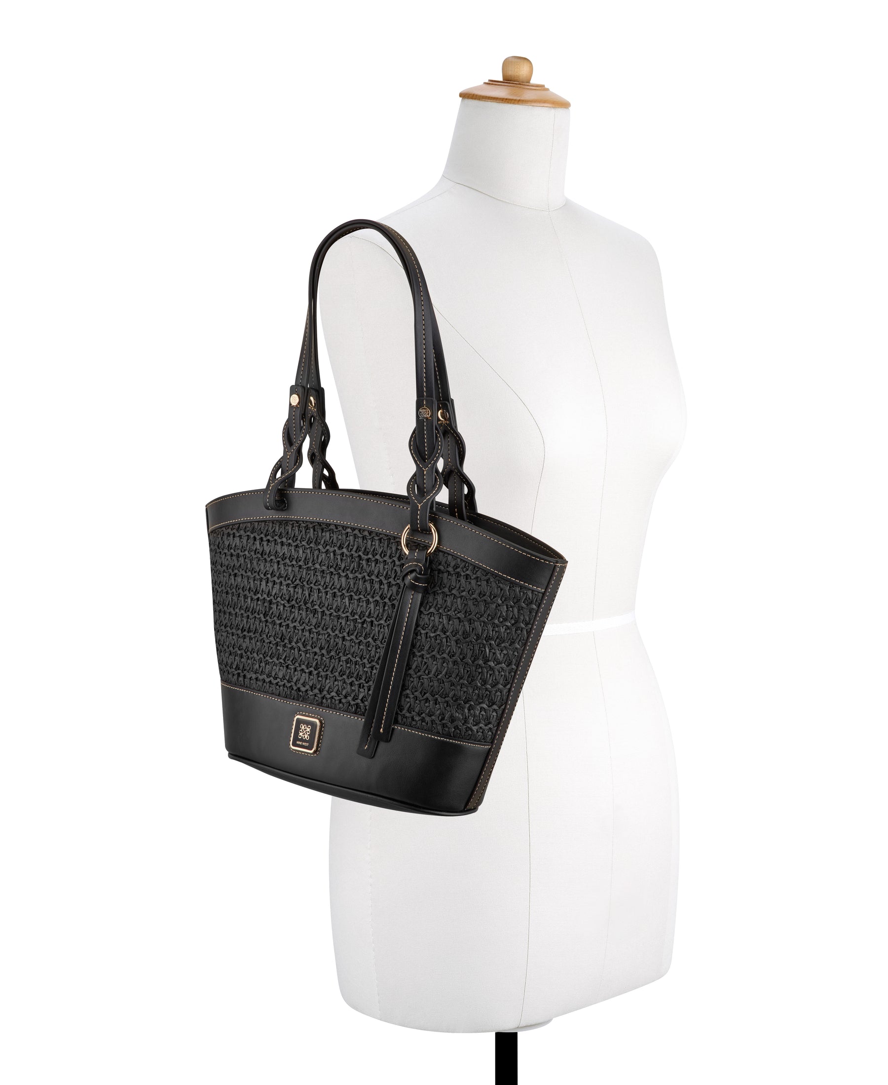 Nefi Black Tote Bag