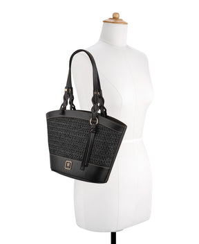 Nefi Black Tote Bag