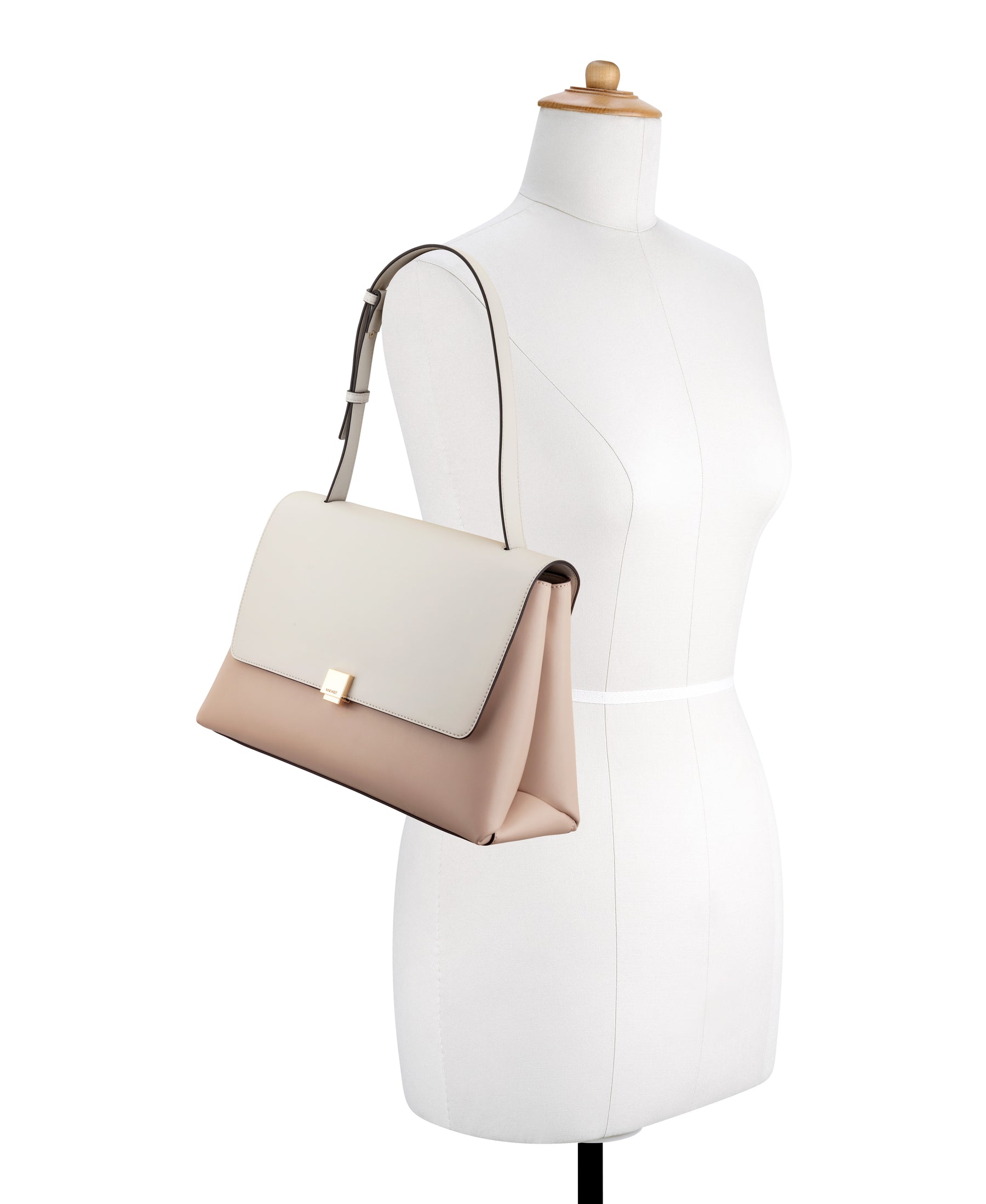 Elowyn Dark Beige Shoulder Bag