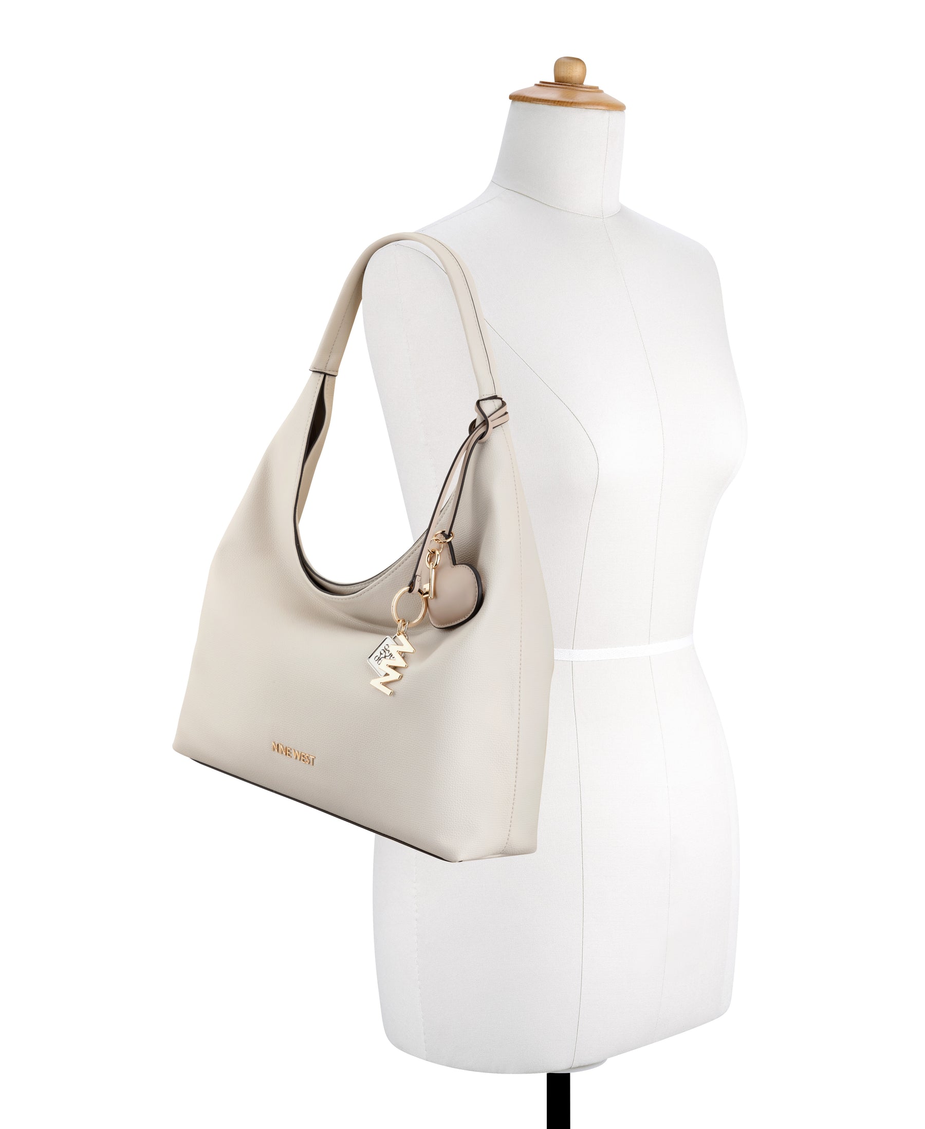 Keylee Cream Hobo Bag