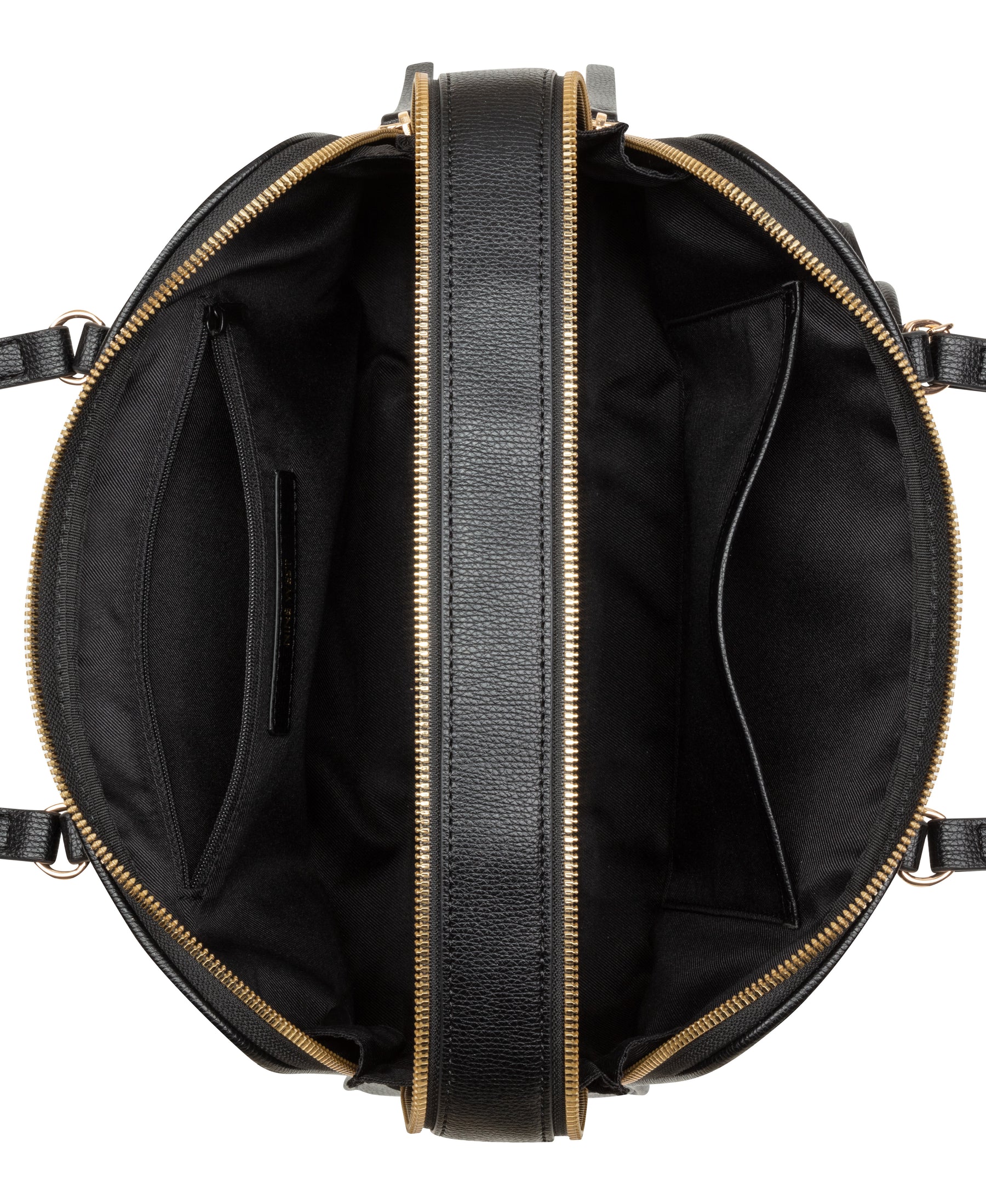 Alda Black Bowler Satchel Shoulder Bag