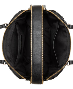 Alda Black Bowler Satchel Shoulder Bag
