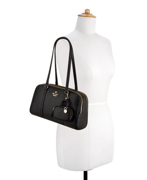 Alda Black Bowler Satchel Shoulder Bag