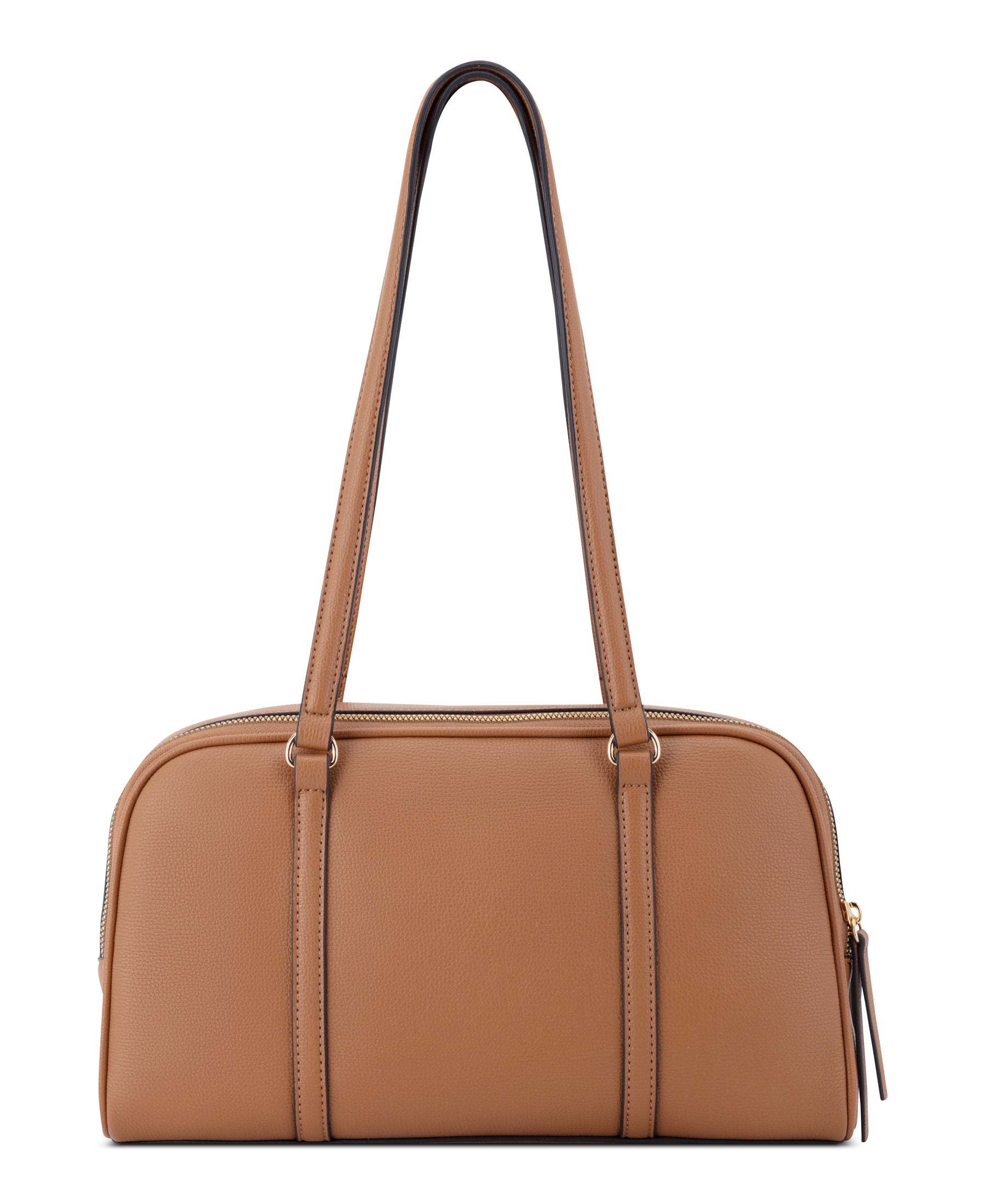 Alda Light Brown Bowler Satchel Shoulder Bag