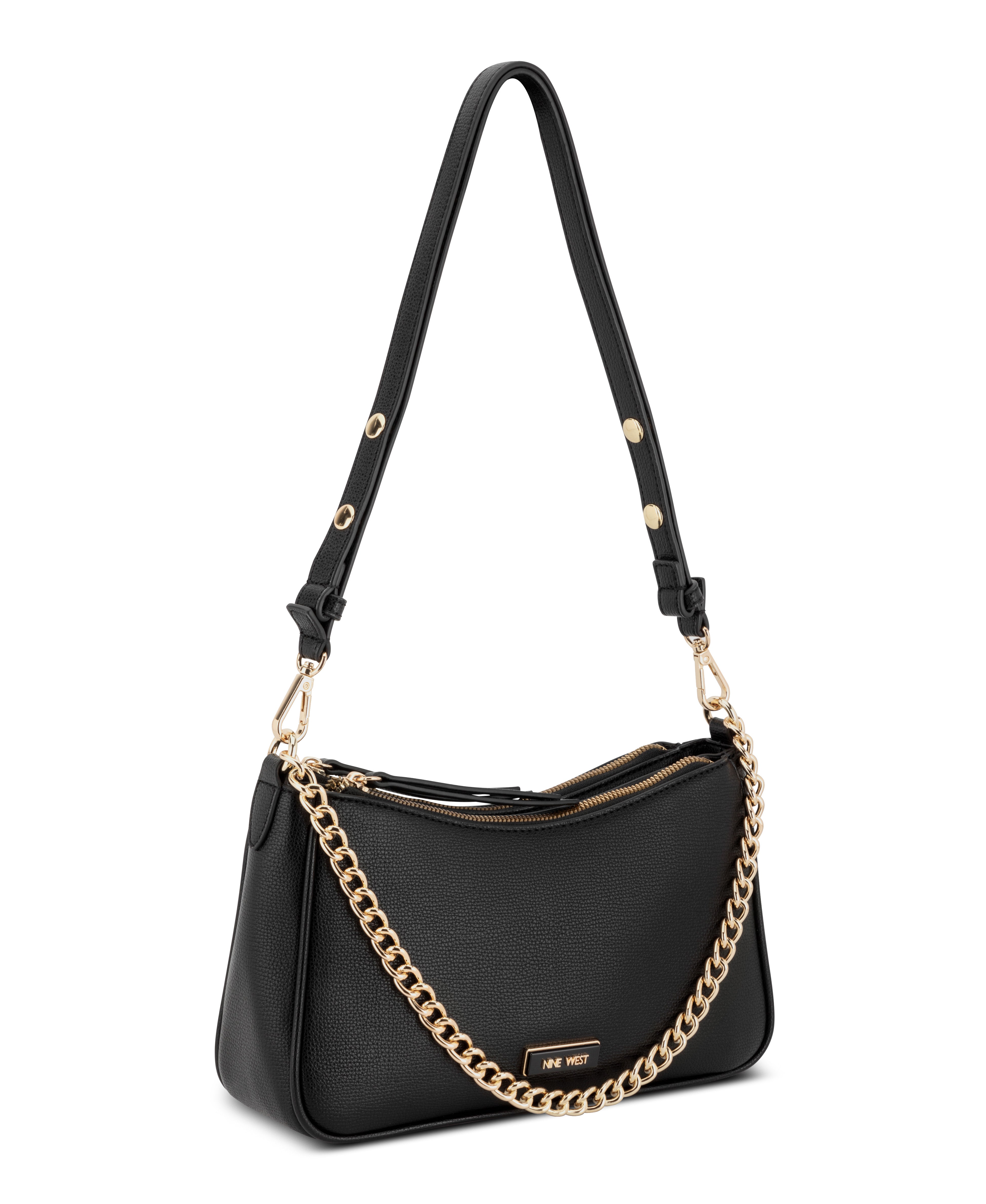 Denzielle Black Shoulder Bag