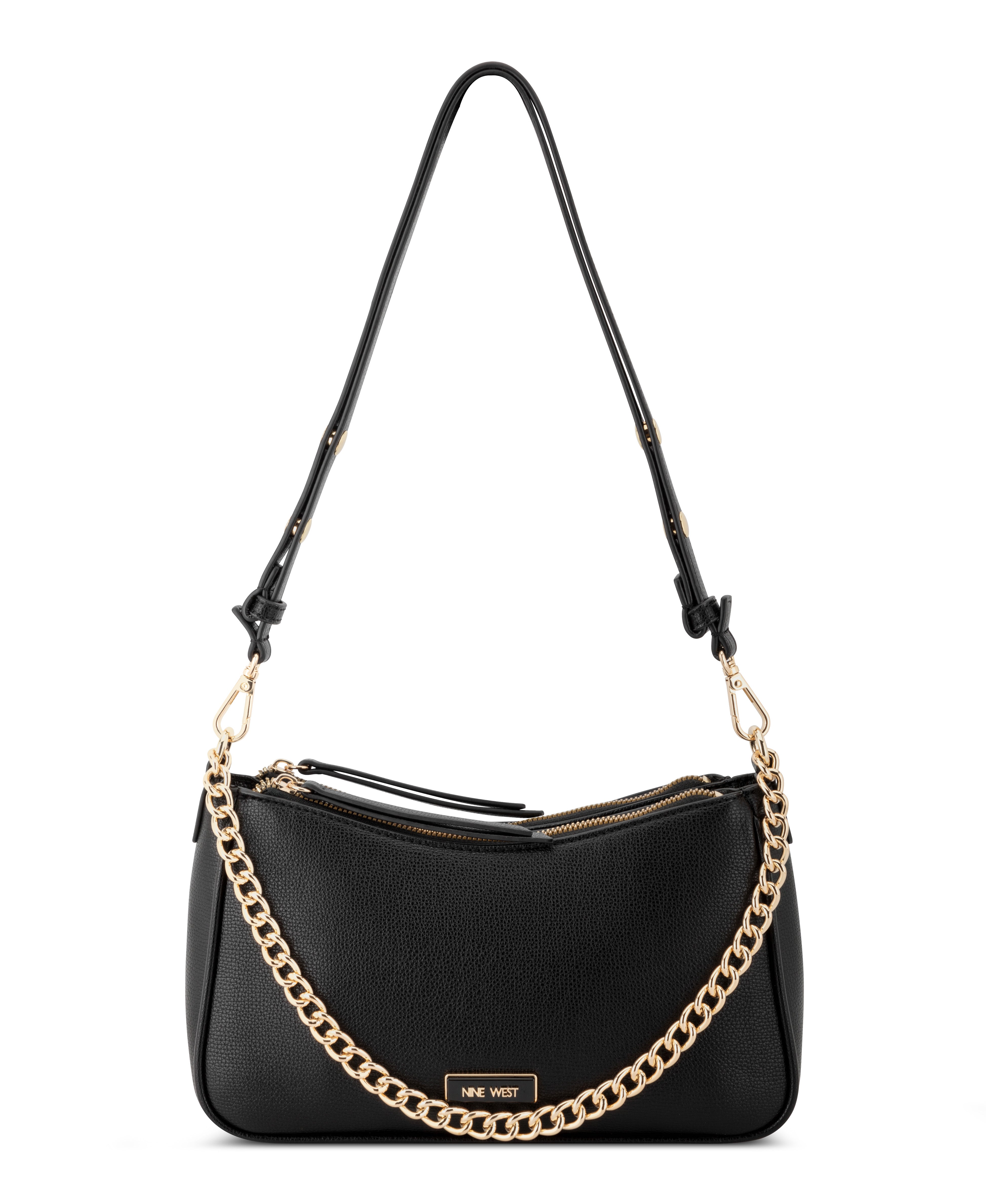 Denzielle Black Shoulder Bag